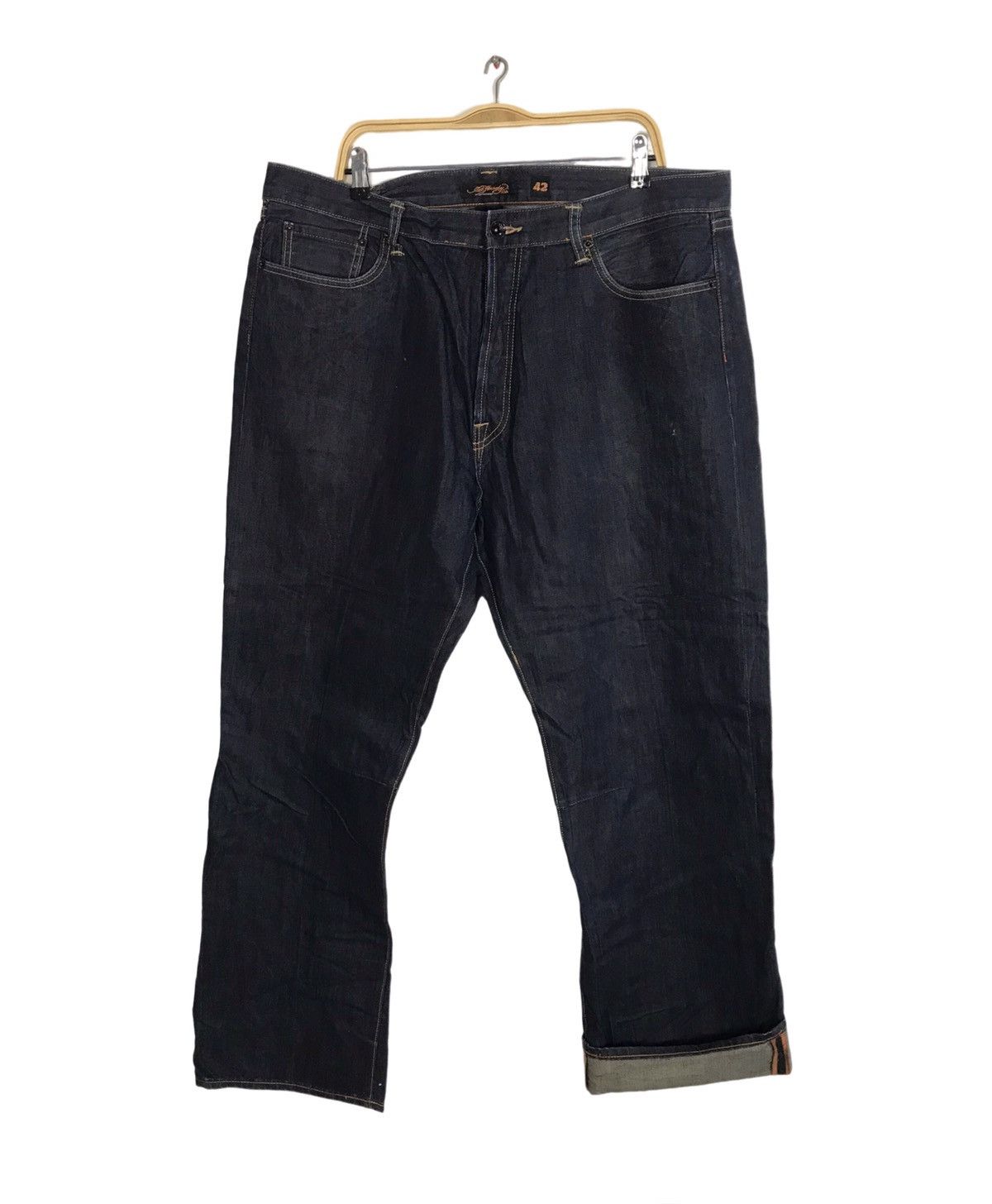 Christian Audigier Ed Hardy Denim by Christian Audigier Baggy Straight Cut Size US 41 - 2 Thumbnail
