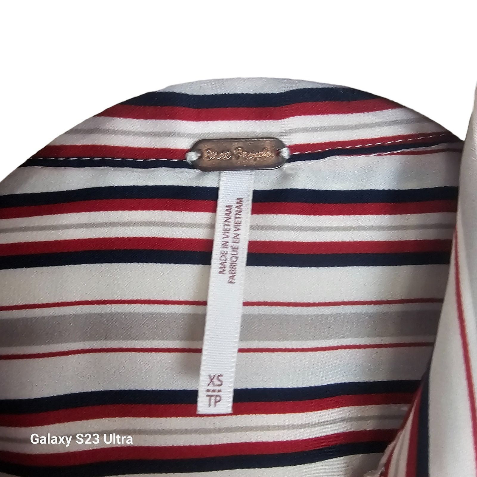 Free People Free People Mad About You Striped Button Shirt XS Oversized Size XS / US 0-2 / IT 36-38 - 7 Thumbnail