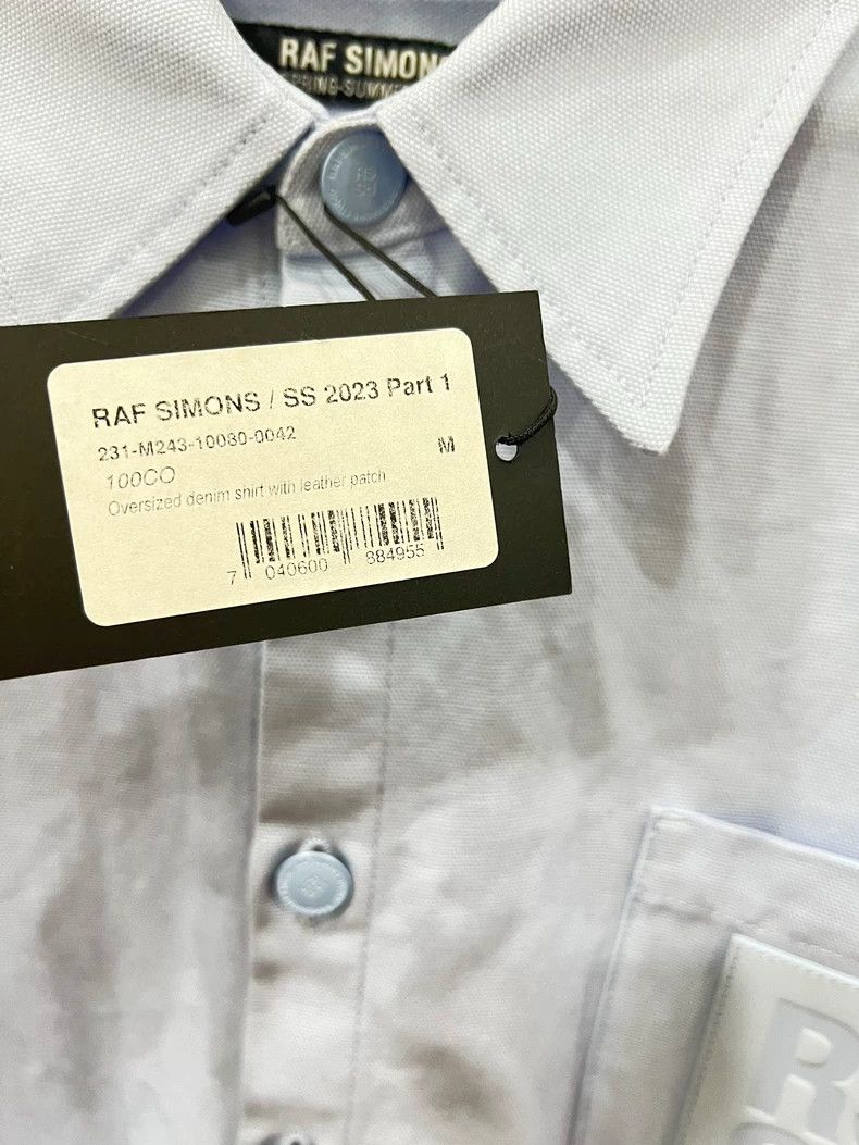 Raf Simons Raf simons 23ss raf leather brand denim jacket Size US M / EU 48-50 / 2 - 6 Thumbnail