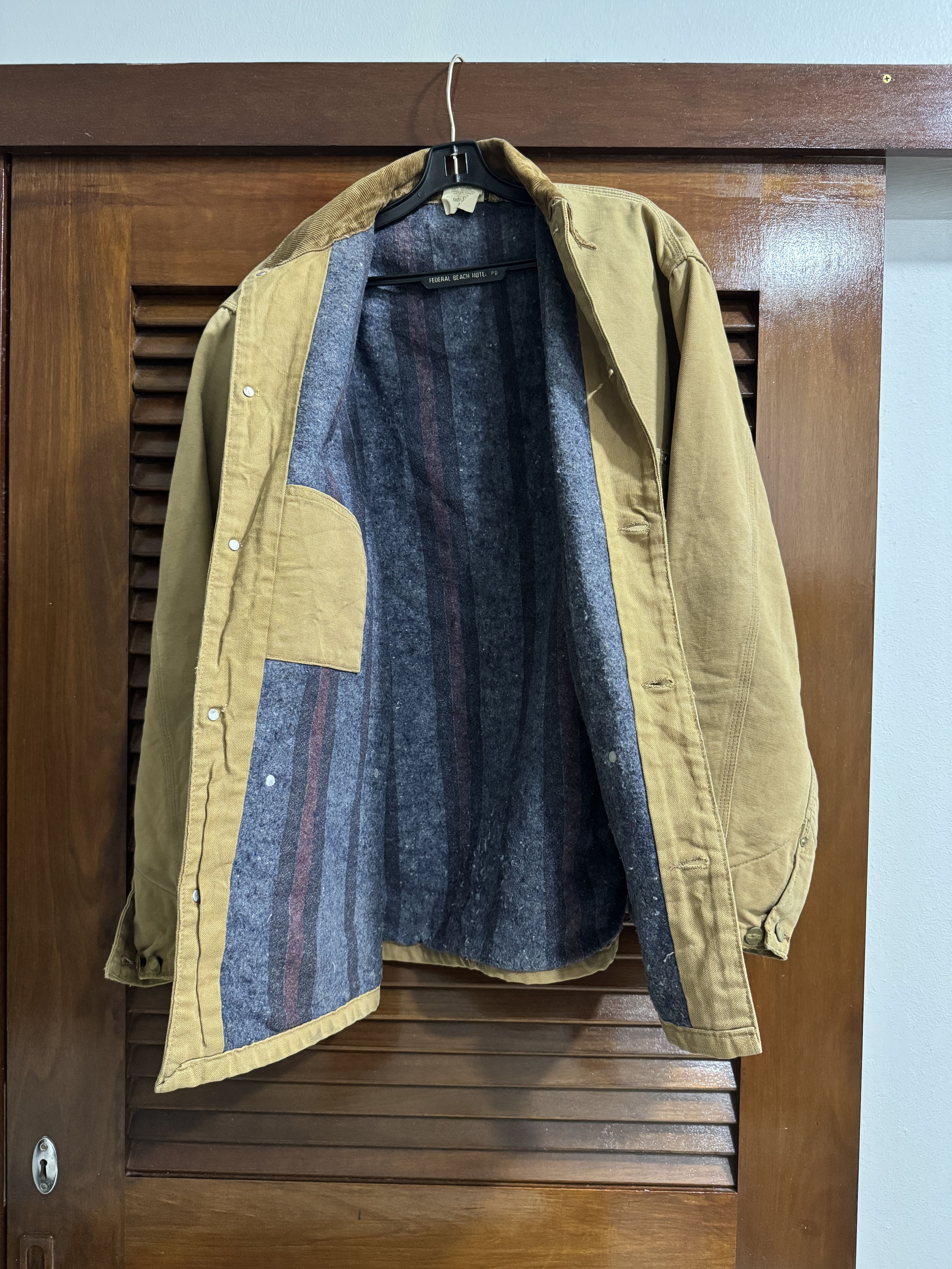 Carhartt Vintage '93 Carhartt 6BLC Blanket-Lined Firm Duck Chore Coat Size US L / EU 52-54 / 3 - 3 Thumbnail