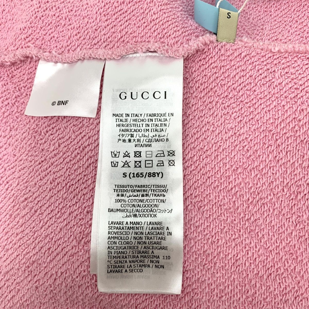 Gucci Gucci x Bananya Logo Cat Printed Hooded Sweatshirt K26WX Size S / US 4 / IT 40 - 6 Thumbnail
