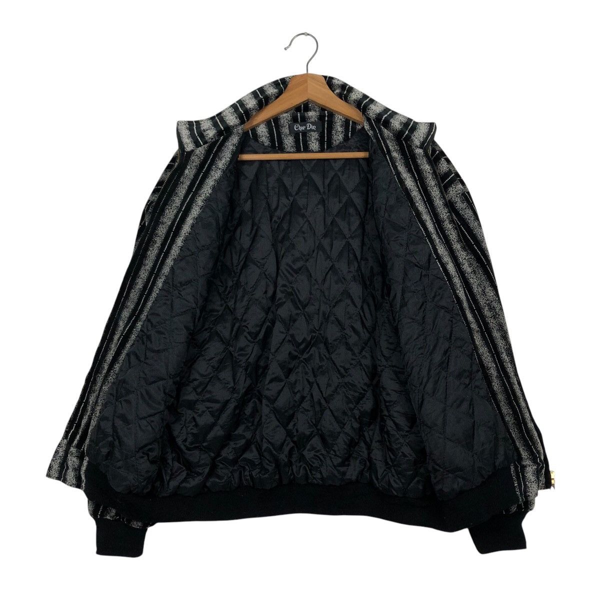 Japanese Brand × Vintage 📌Vintage Bomber Jacket Char Din Striped Issey Miyake Size US M / EU 48-50 / 2 - 14 Thumbnail