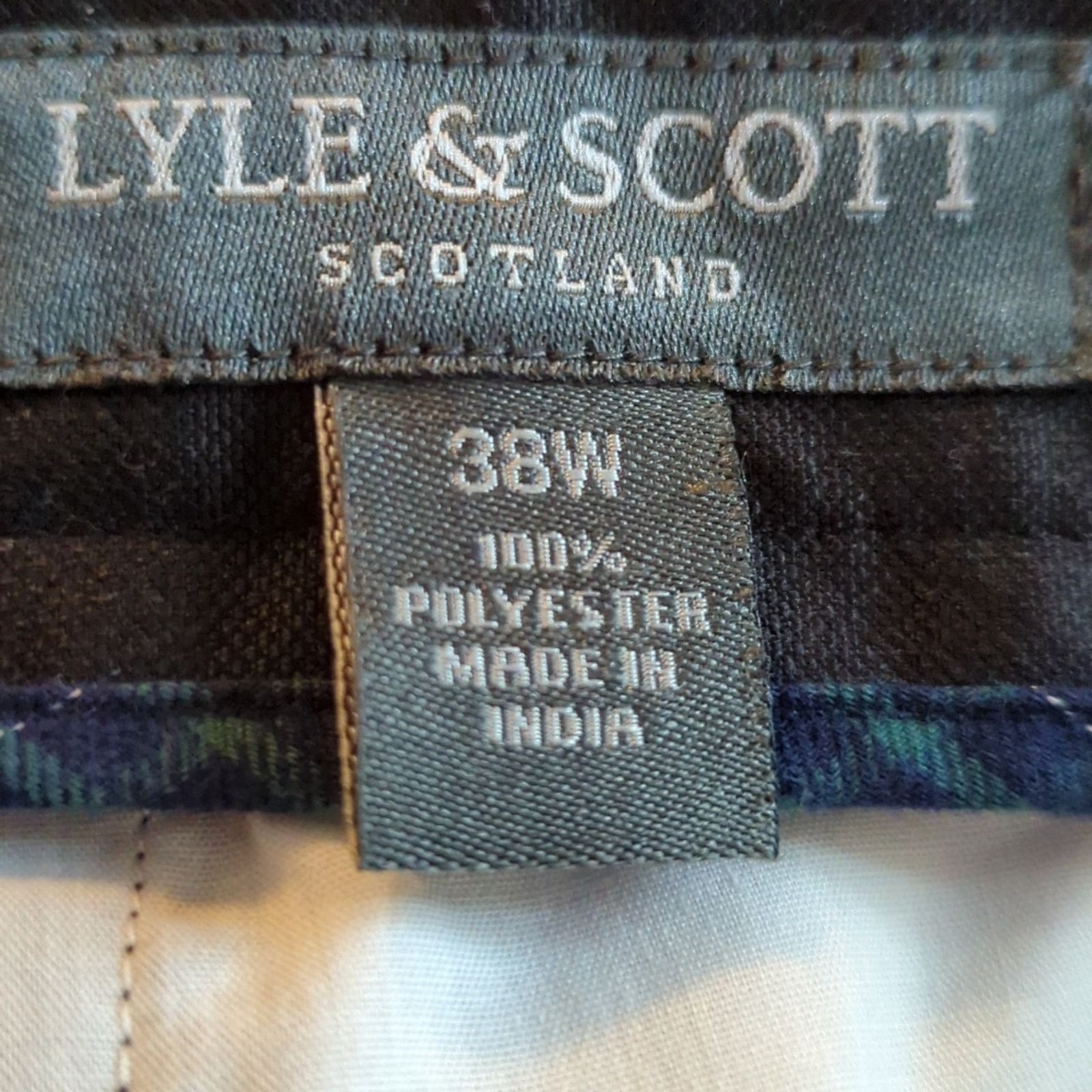Lyle & Scott LYLE & SCOTT SCOTLAND Black Dress Golf Shorts Men's 38 Waist Size US 38 / EU 54 - 7 Thumbnail