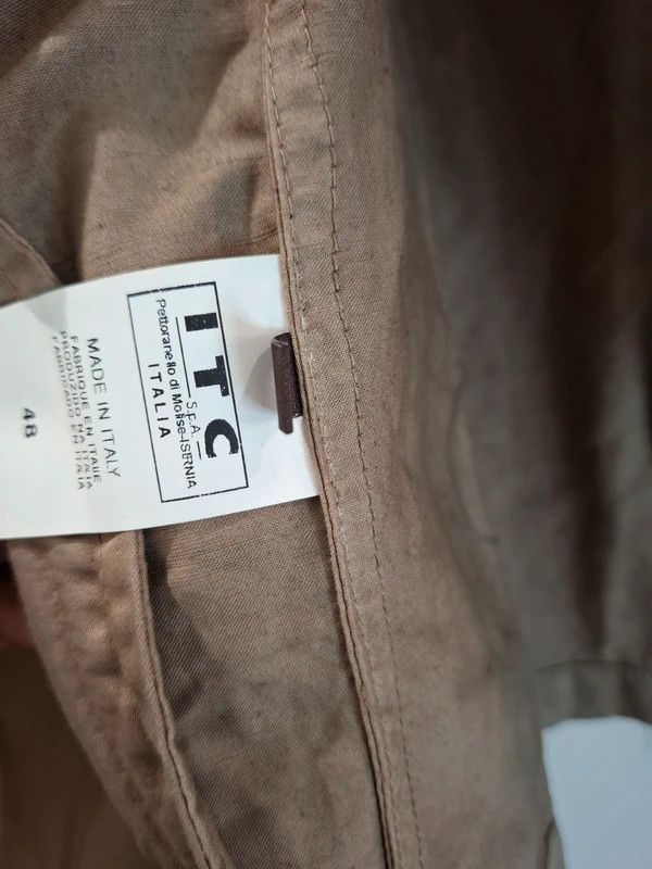 Roberto Cavalli Roberto Cavalli Brown Canvas Jacket – Buckle Detail Size US M / EU 48-50 / 2 - 4 Thumbnail