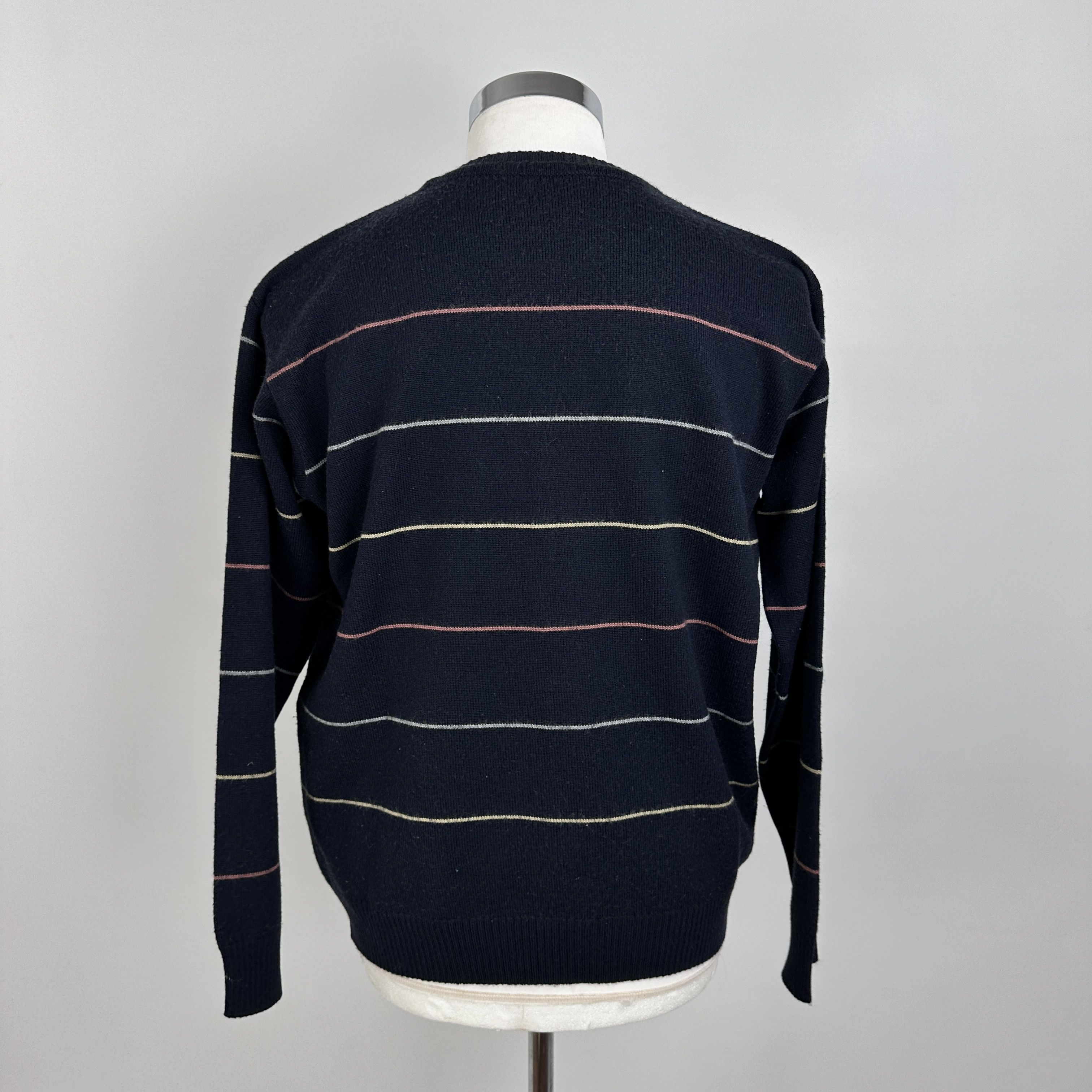 Yves Saint Laurent Maglione YVES SAINT LAURENT Righe Multi – L Size US L / EU 52-54 / 3 - 2 Thumbnail