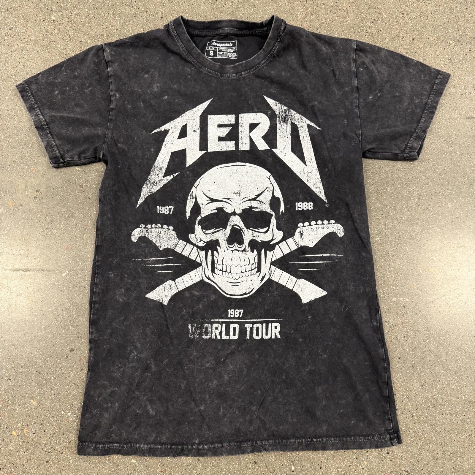 Aeropostale Aeropostale 1987 World Tour Rock Shirt Mens S Size US S / EU 44-46 / 1 - 1 Thumbnail