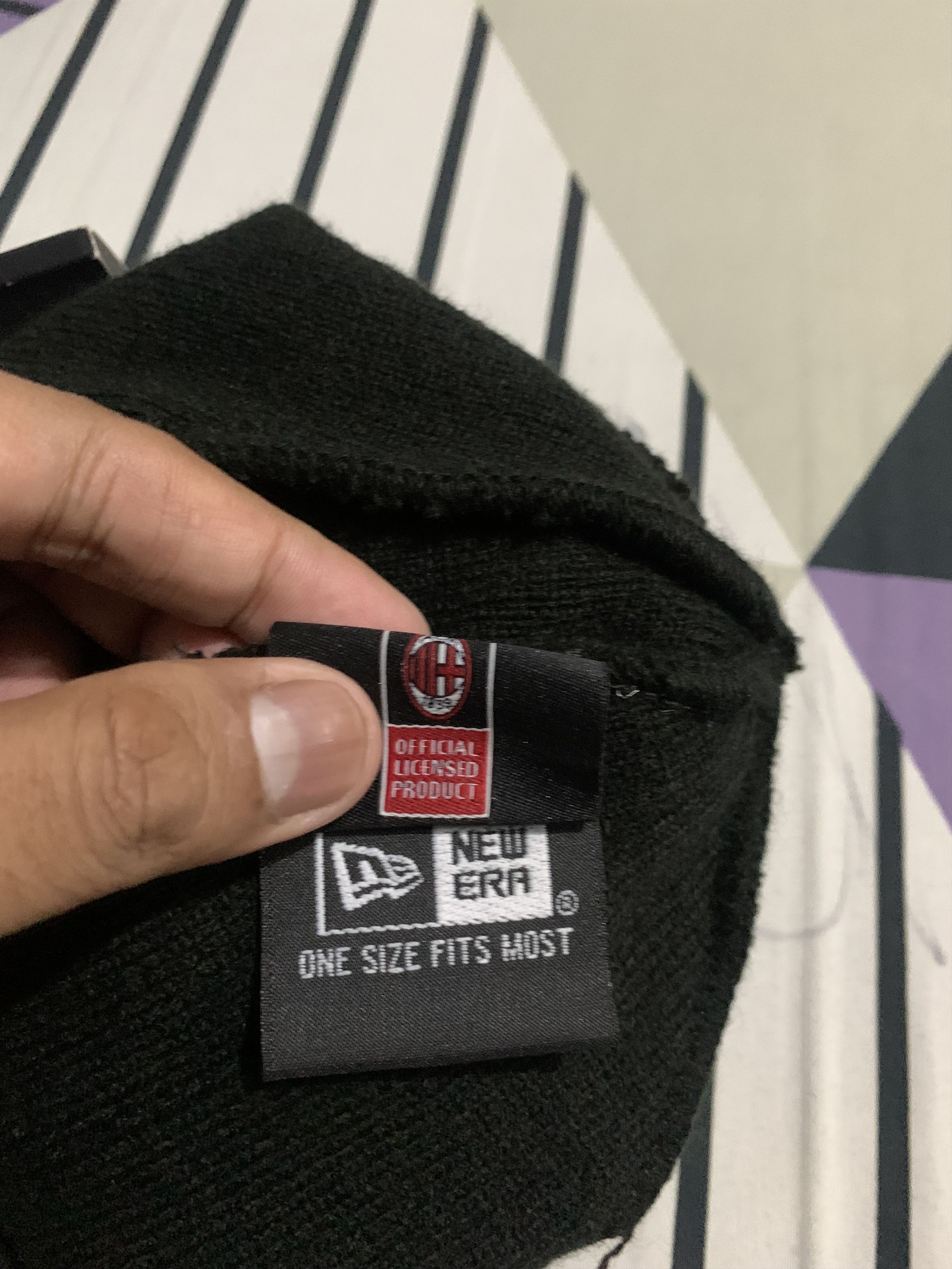 New Era WRDMRK CUFF BEANIE NEW ERA X AC MILAN Size ONE SIZE - 4 Thumbnail