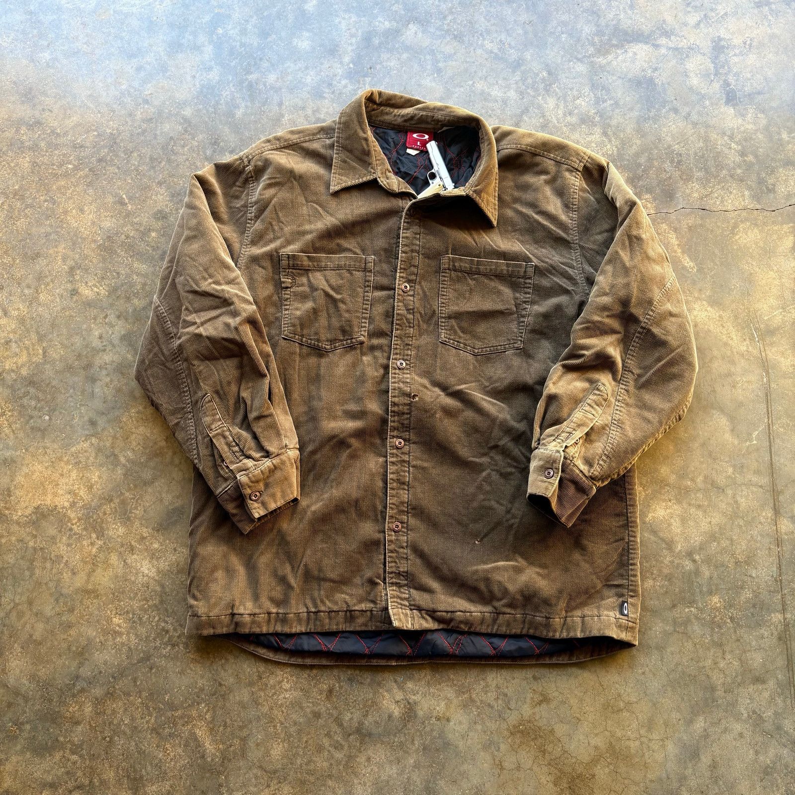 Oakley Crazy Vintage Oakley SAMPLE Button Down Shirt Jacket Size US L / EU 52-54 / 3 - 1 Thumbnail