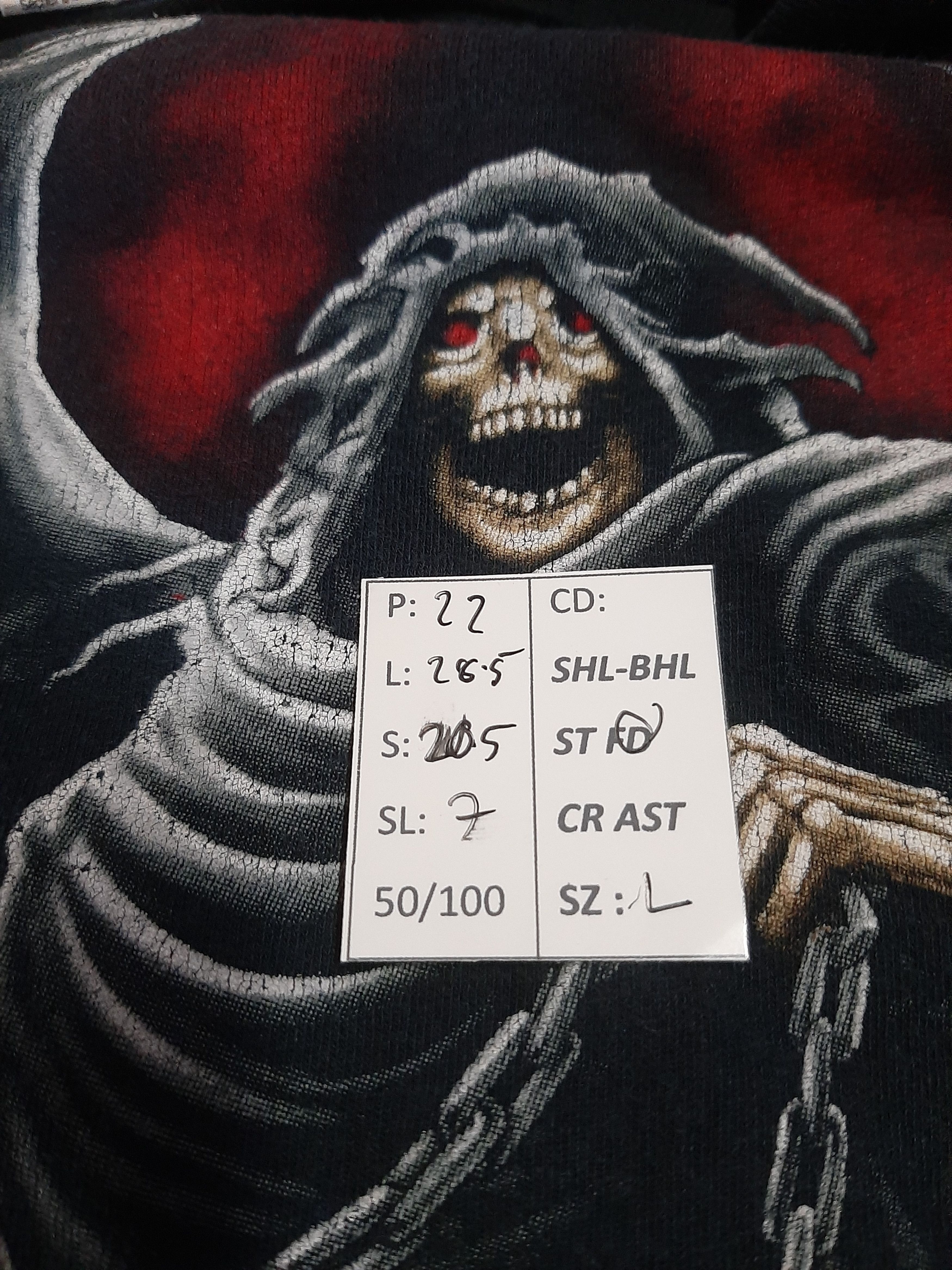 Affliction VINTAGE Y2K DARK ANGEL HELLHOUND REAPER SKULL AFFLICTION Size US L / EU 52-54 / 3 - 13 Thumbnail