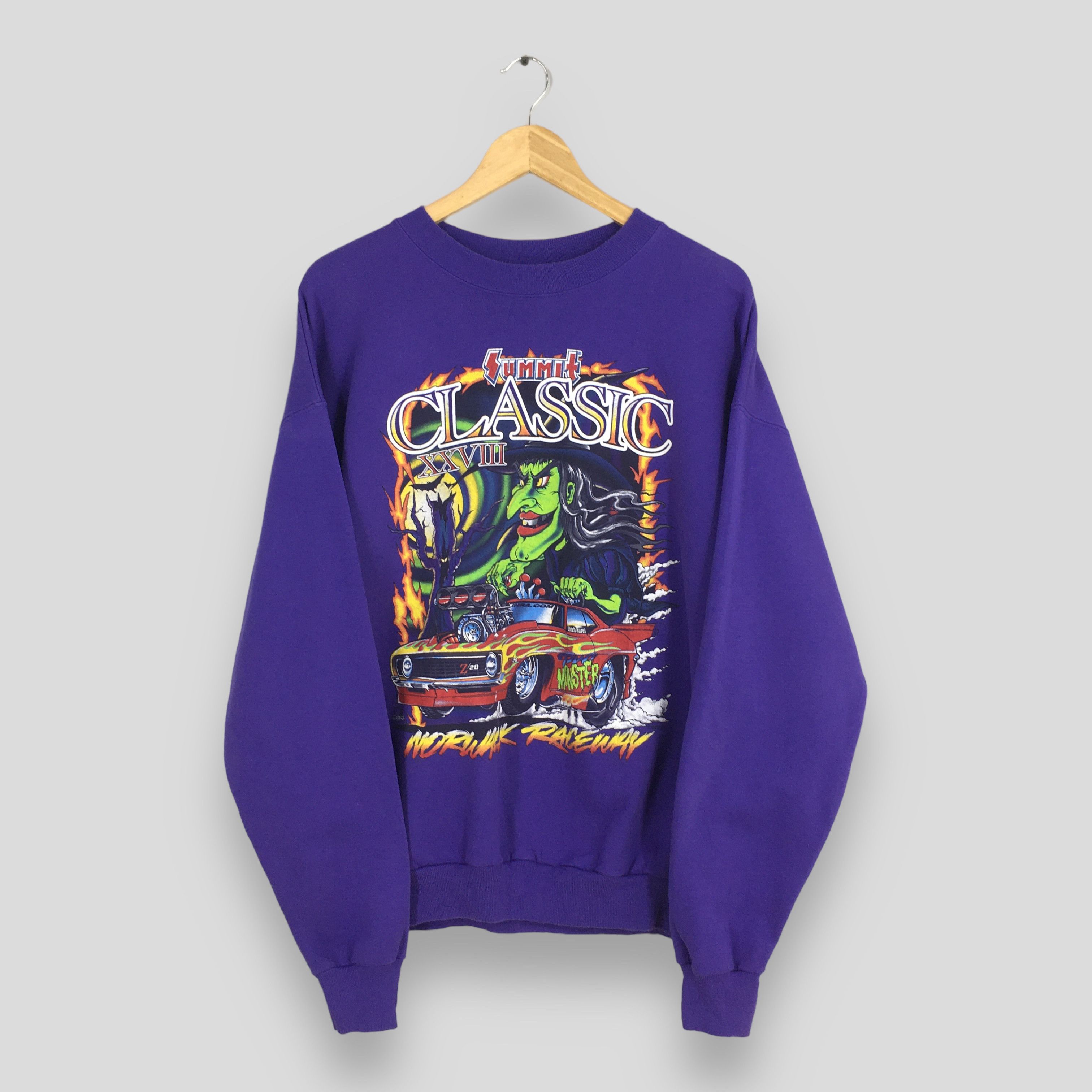 Hanes Norwalk Raceway XXXVIII Drag Racing Cars Sweatshirt Large Size US L / EU 52-54 / 3 - 1 Thumbnail
