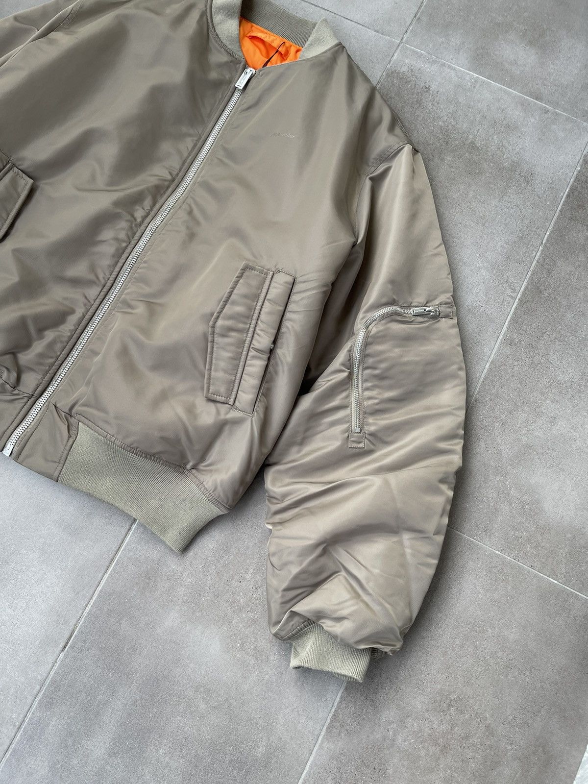 Holzweiler !DS! FW22 Holzweiler Khaki Reversible Reb Bomber Jacket Size XL / US 12-14 / IT 48-50 - 13 Thumbnail