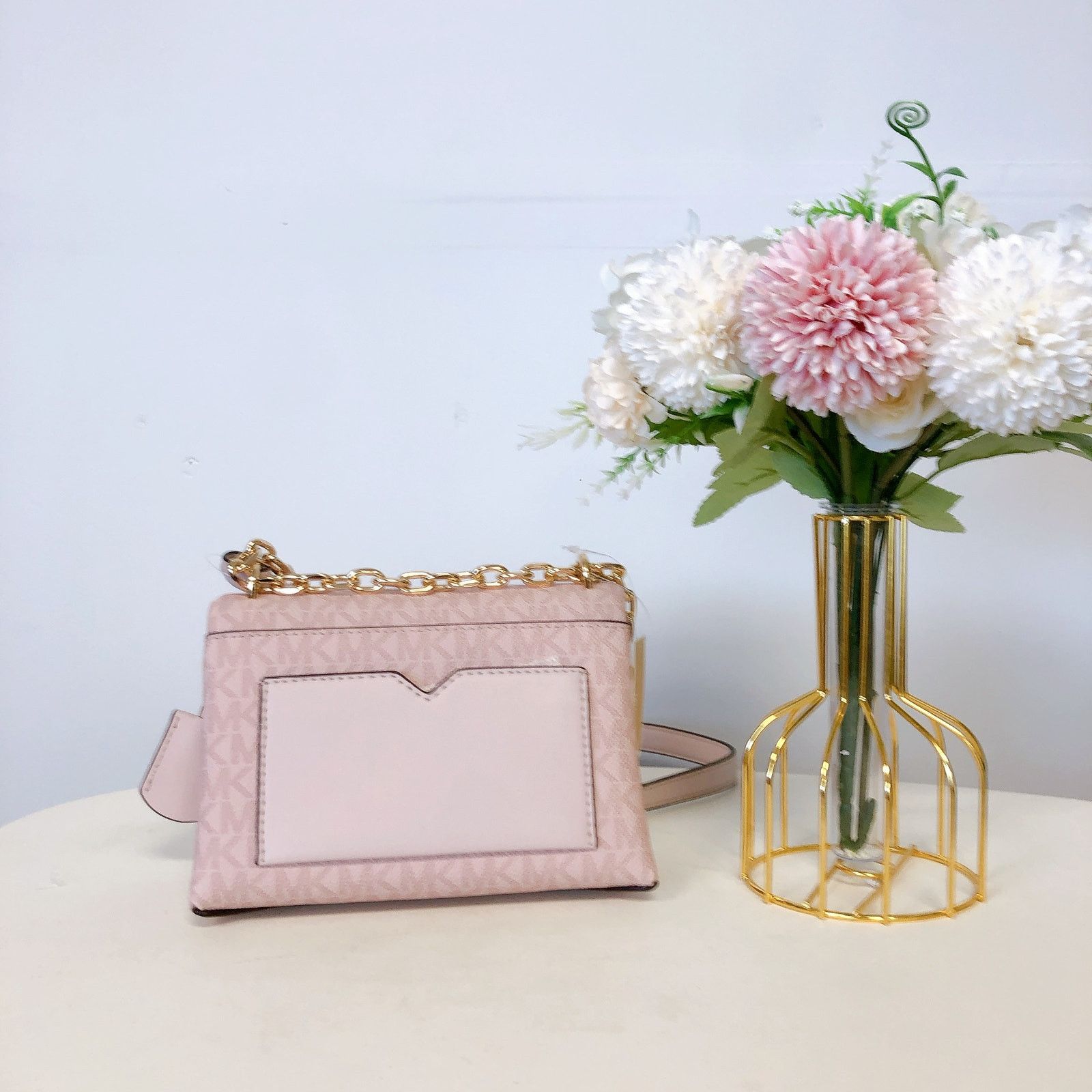 Michael Kors (E)Michael Kors 35F2G0EC5B CECE EXTRA SMALL IN POWDER BLUSH Size ONE SIZE - 5 Thumbnail