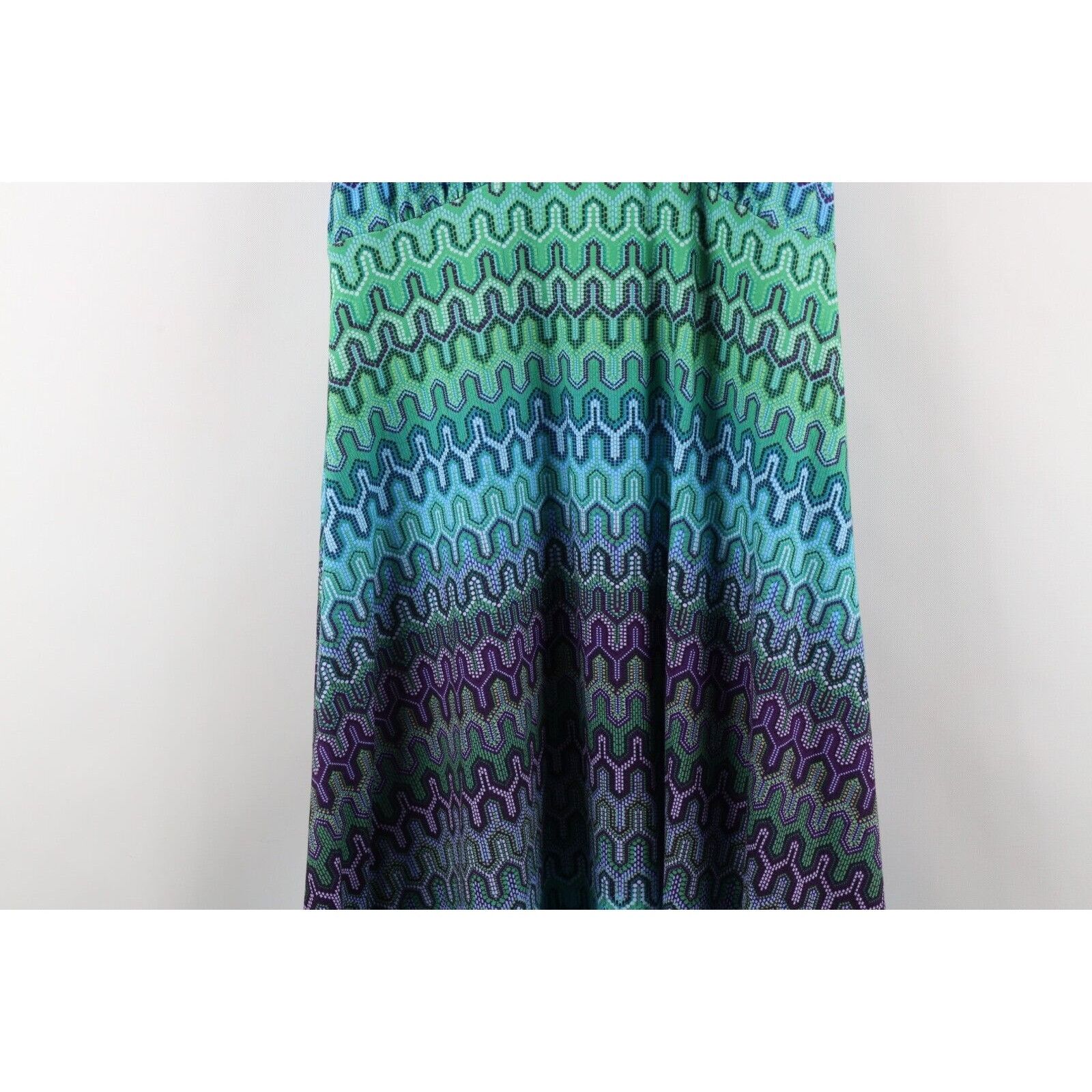 Prana prAna Breathe Racerback Rainbow Geometric Cali Dress Size M / US 6-8 / IT 42-44 - 3 Thumbnail