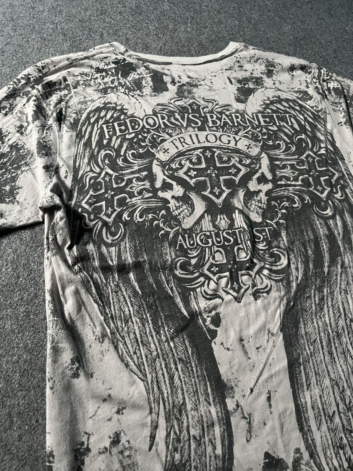 Affliction AFFLICTION FEDOR VS BARNETT RARE ITEM Size US XL / EU 56 / 4 - 5 Thumbnail