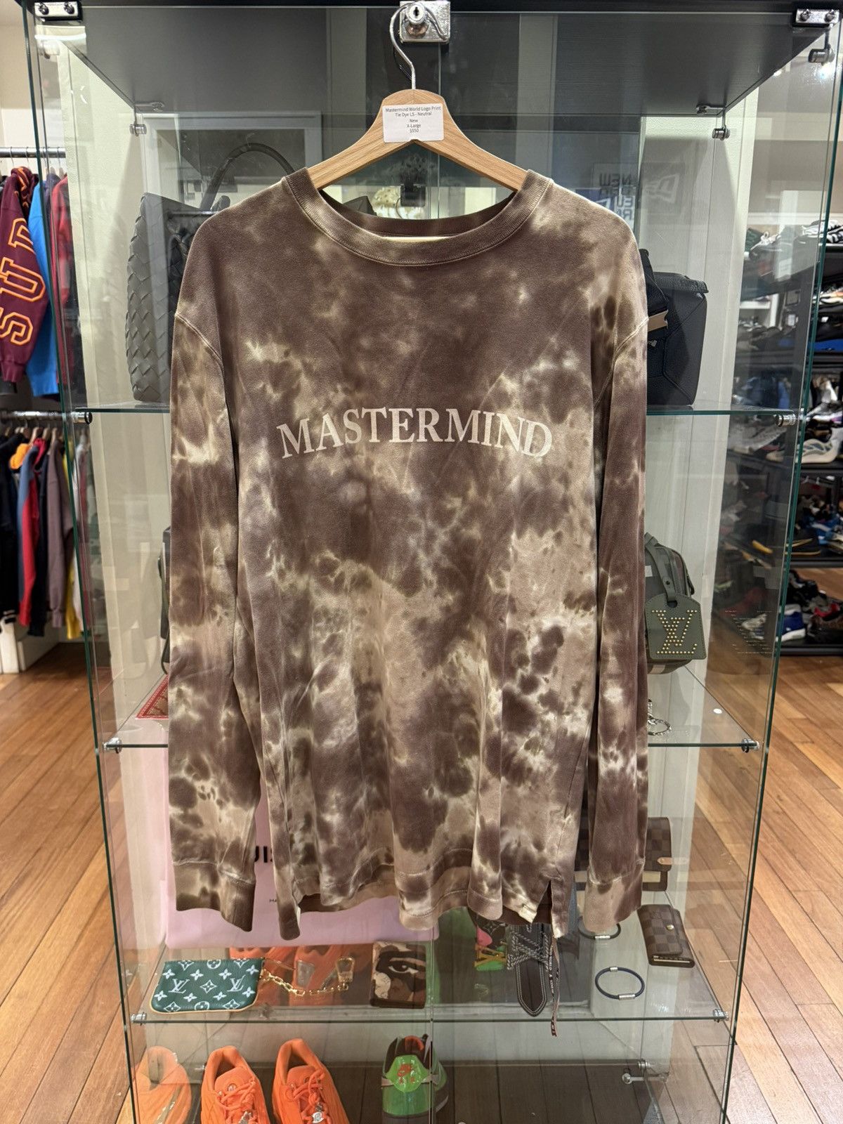 Mastermind Japan Mastermind World Logo Print Tie Dye LS Shirt Size US XL / EU 56 / 4 - 1 Thumbnail