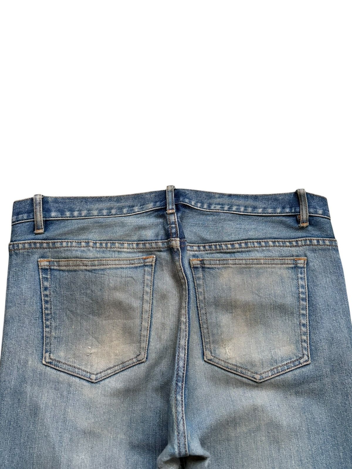 A.P.C. Vintage A.P.C Rusty Mud Wash Distressed Slim Skinny Jeans Size US 34 / EU 50 - 8 Thumbnail
