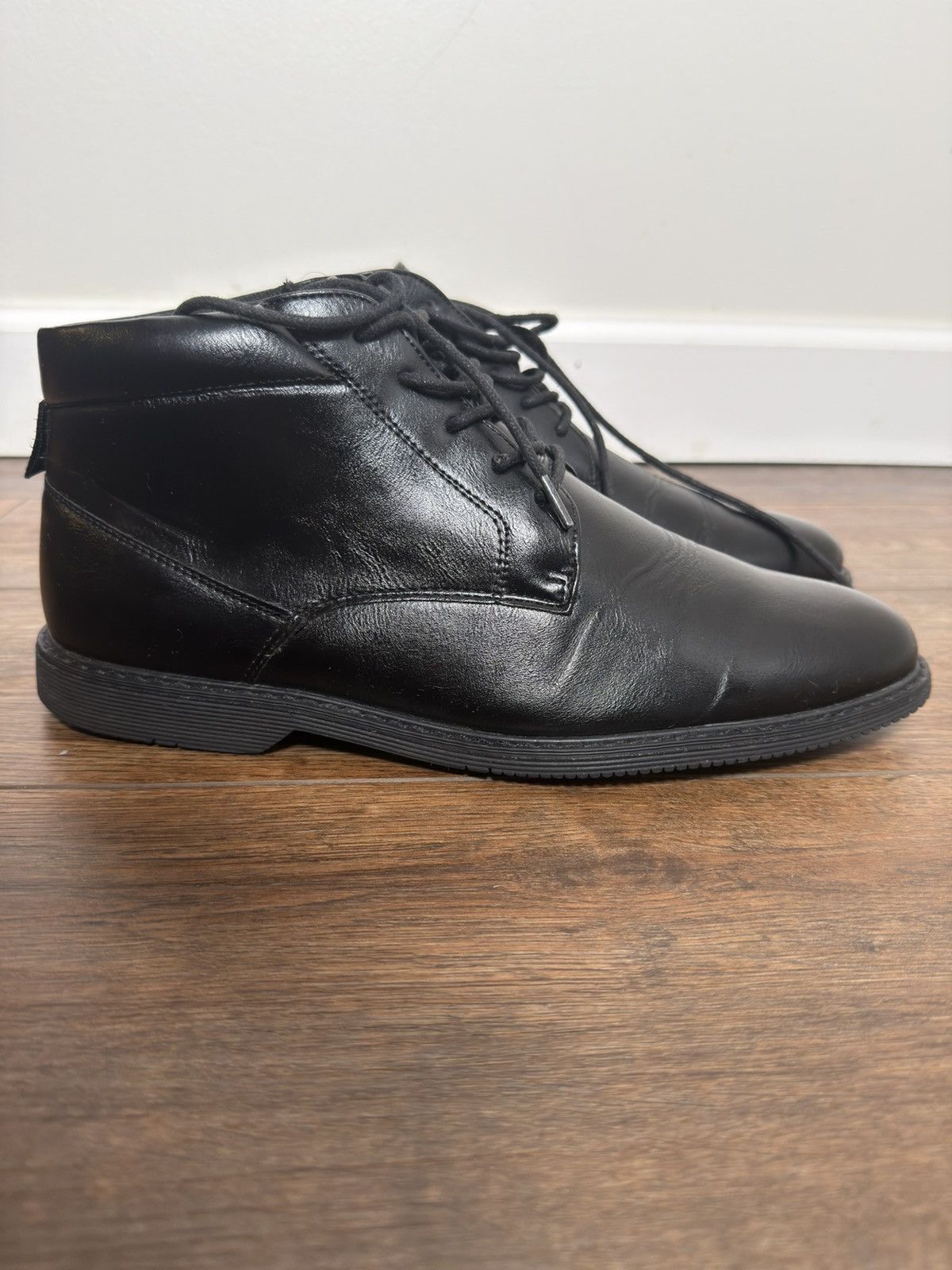 London Fog London Fog Tyler Chukka Boots – Black – Men’s 9.5 Size US 9.5 / EU 42-43 - 1 Thumbnail