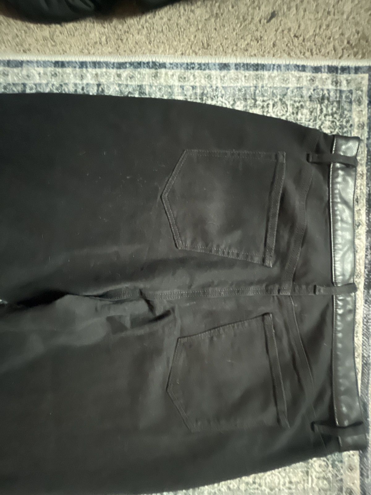 Other leather waistband denim Size US 33 - 1 Thumbnail