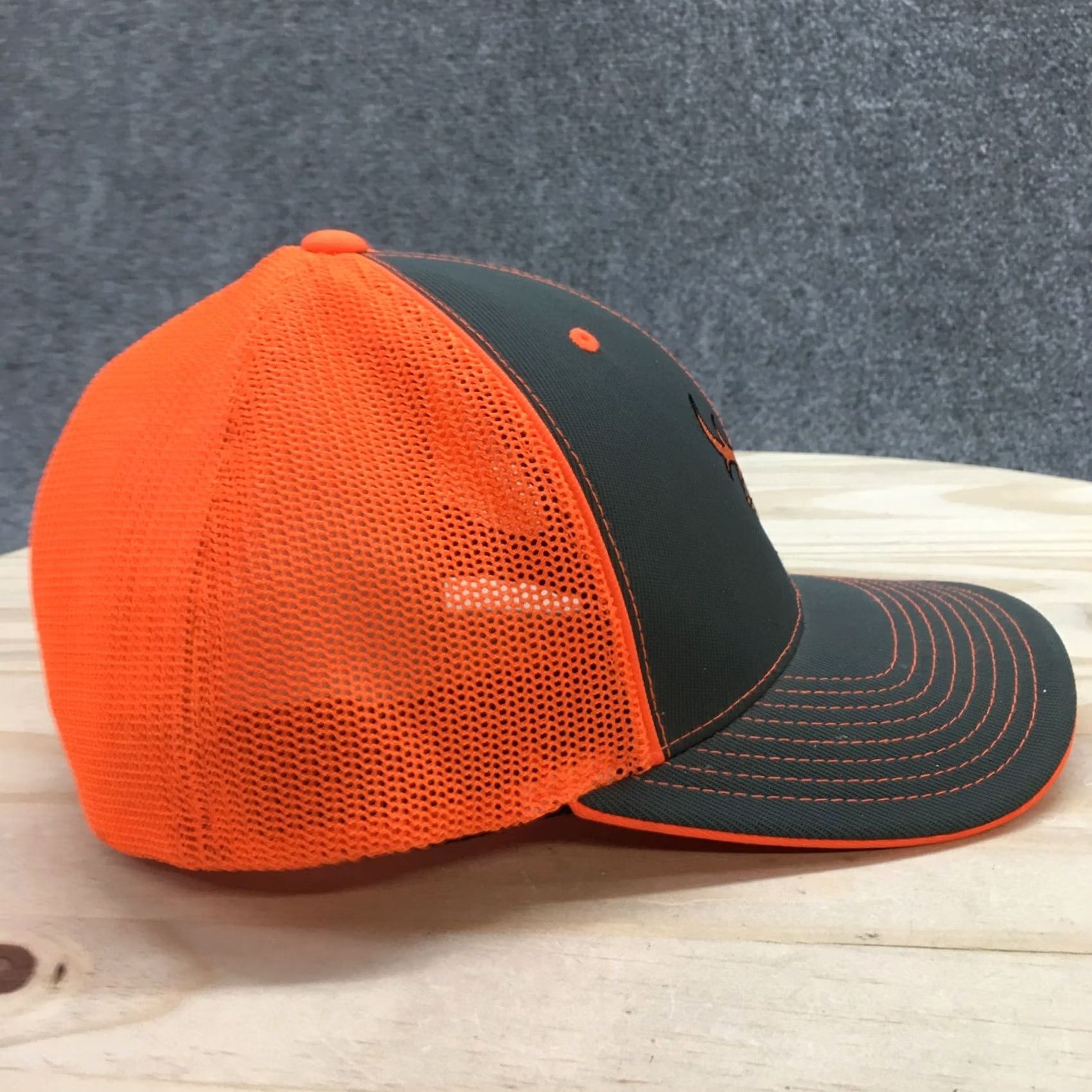 Vintage Greiner Pacific Headwear Trucker Hat Mens Orange L-XL Adjustable Curved Brim Size ONE SIZE - 5 Thumbnail