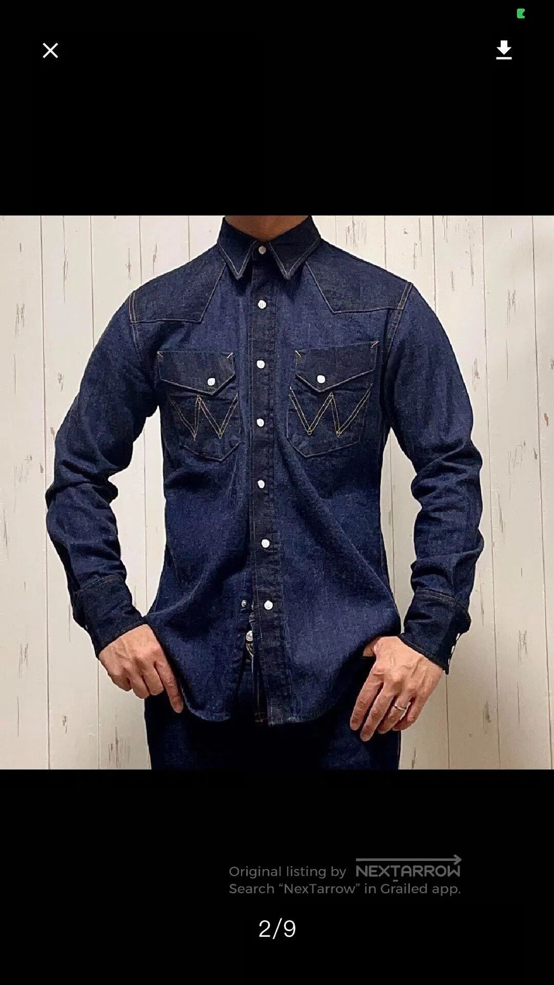 N.Hoolywood Wrangler N.HOOLYWOOD Collaboration Western Shirt. Size US S / EU 44-46 / 1 - 1 Thumbnail