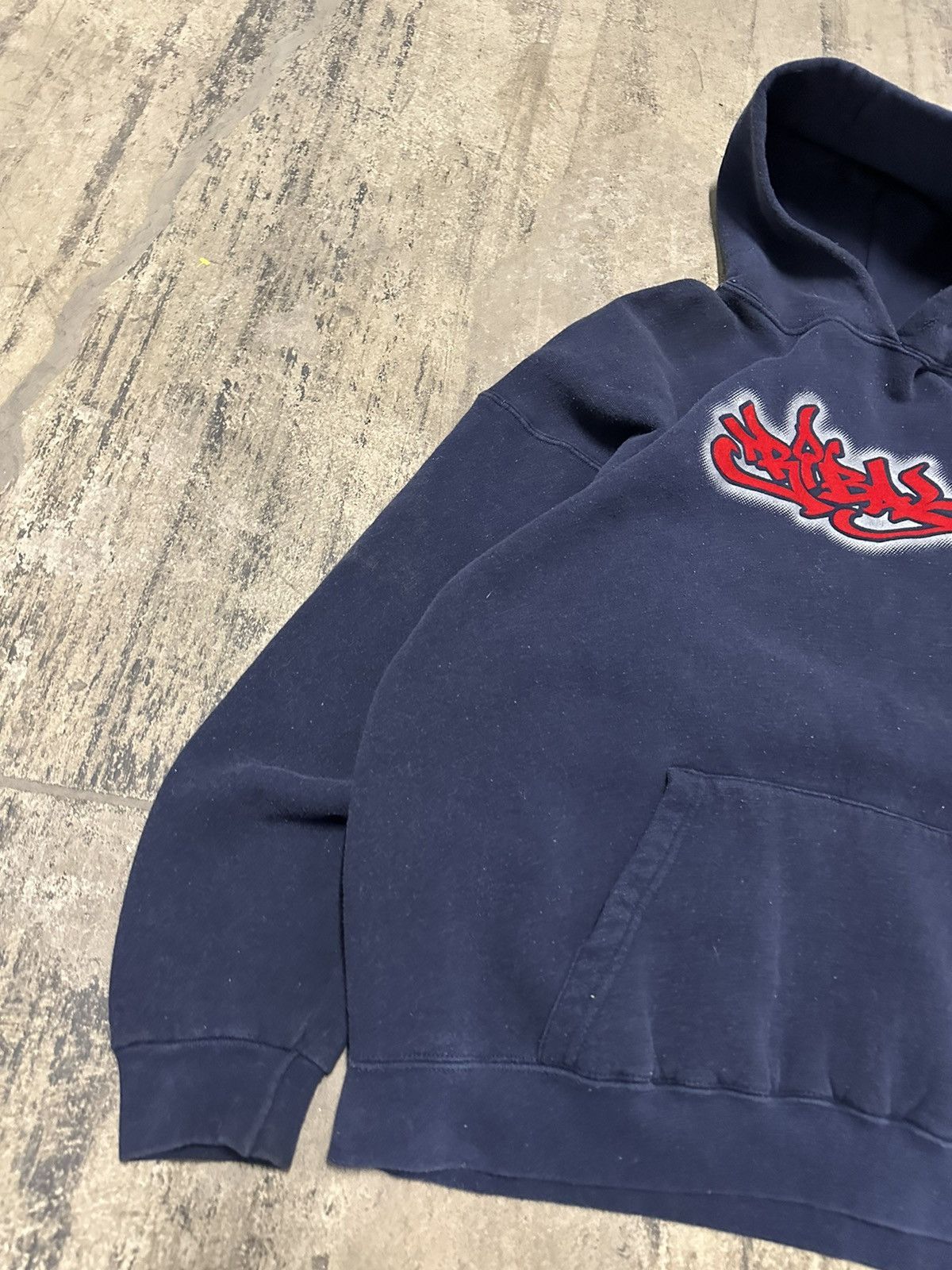 JNCO × Vintage Y2K tribal spell out boxy hoodie Size US XL / EU 56 / 4 - 2 Thumbnail