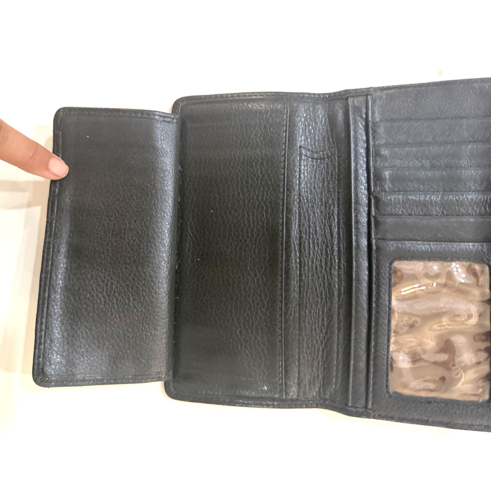 Brighton Brighton Wallet Womens Leather Snap Braided Trim Medallion Size ONE SIZE - 5 Thumbnail