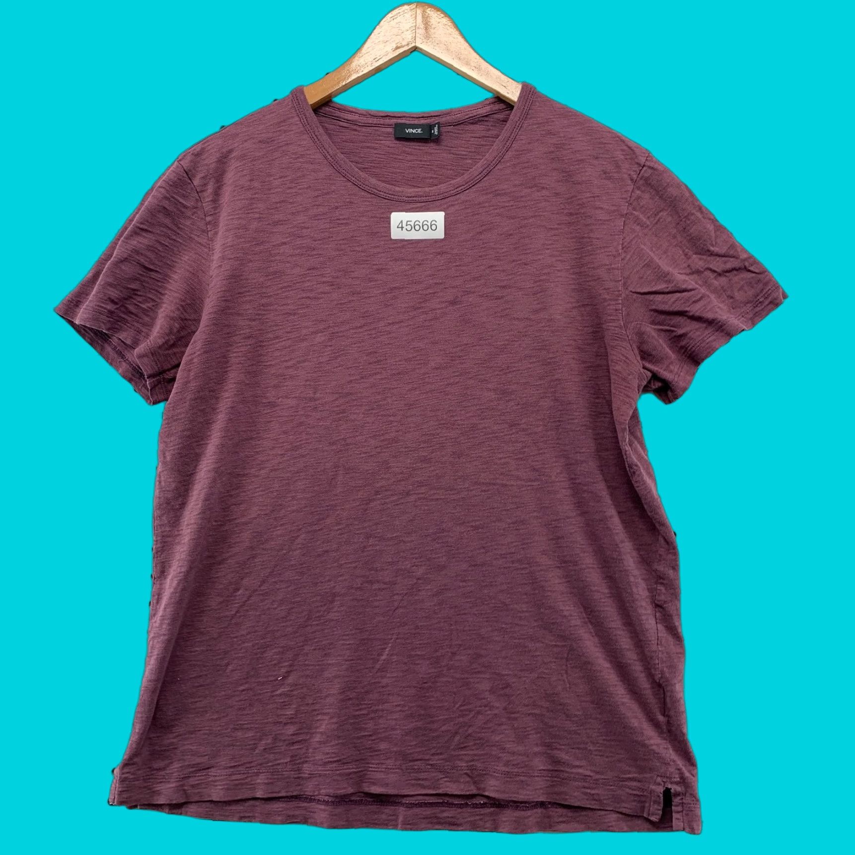 Vince Vince Shirt Mens Medium Purple Crewneck Preppy Business T Shirt Size US M / EU 48-50 / 2 - 1 Thumbnail