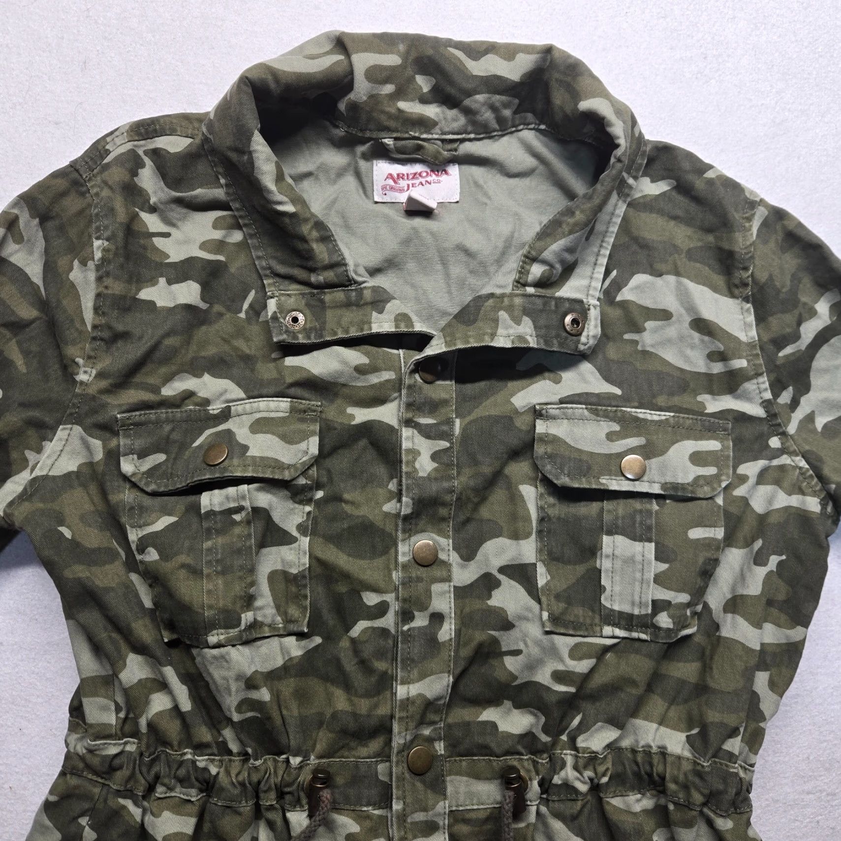 Vintage Arizona Jeans Co Camouflage Jacket Women L Adult Regular Size 36" / US 14 / IT 50 - 2 Thumbnail