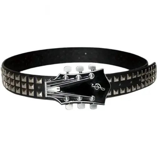 Leather Belts Y2K Rock Guitar Belt Size ONE SIZE - 3 Thumbnail