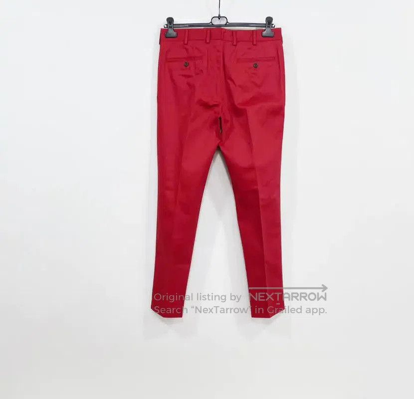 Prada Prada Red Cotton Casual Men's Pants. Size US 26 / EU 42 - 2 Thumbnail