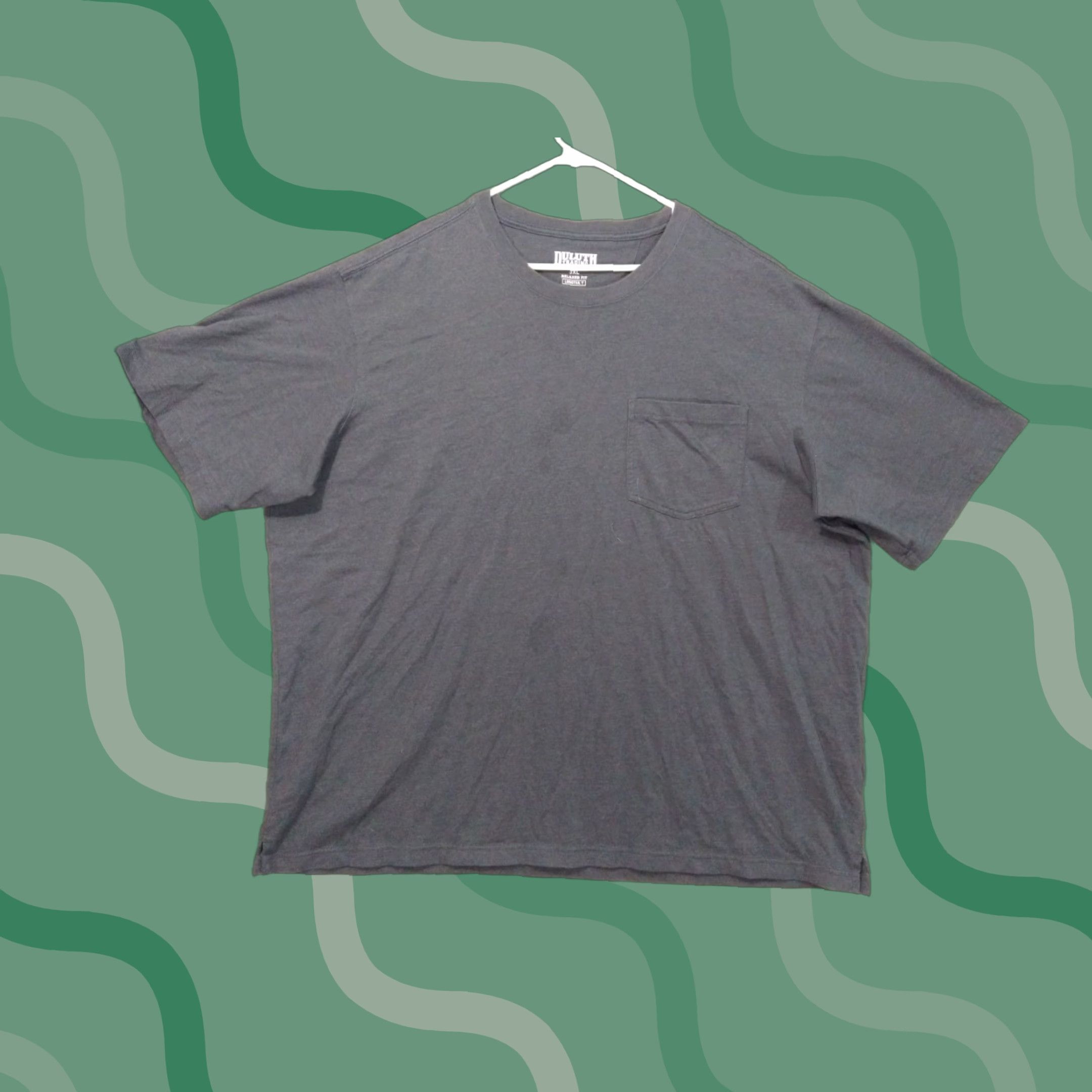 Duluth Trading Company Duluth Trading Shirt Mens 3XL Gray Longtail T Relaxed Fit Short Sleeve Crew Neck Shirt Size US XXL / EU 58 / 5 - 1 Thumbnail