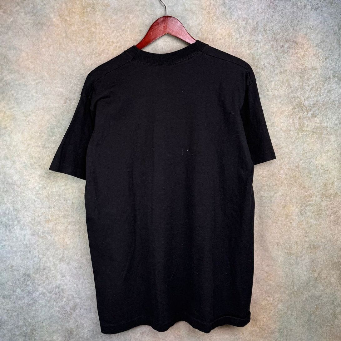Vintage VTG 90s Bearsville Records T Shirt Mens Sz L Black Size US L / EU 52-54 / 3 - 3 Thumbnail