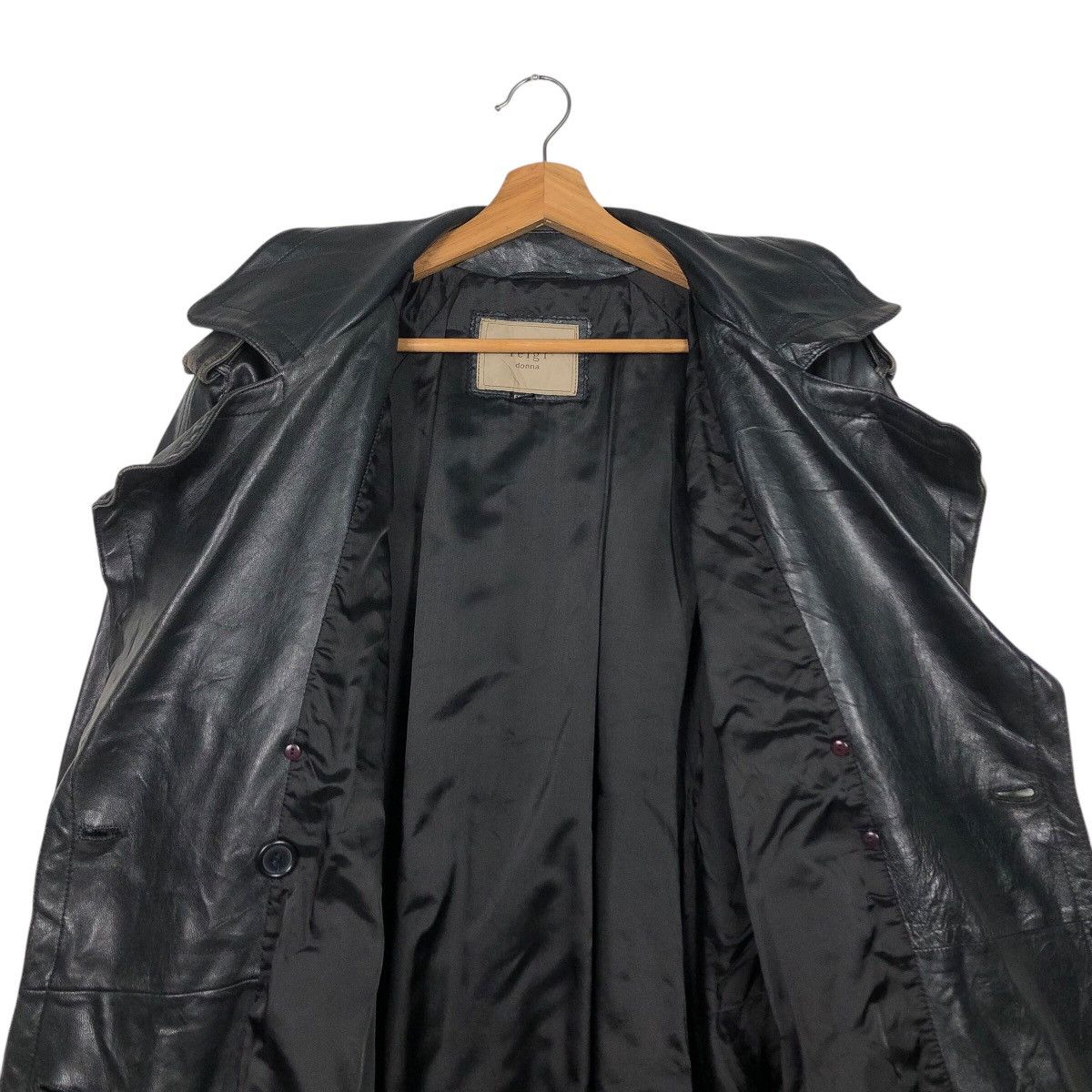 Japanese Brand 📌Vintage Leather Jacket Felgi Donna Blanket Issey Miyake Size US M / EU 48-50 / 2 - 15 Thumbnail
