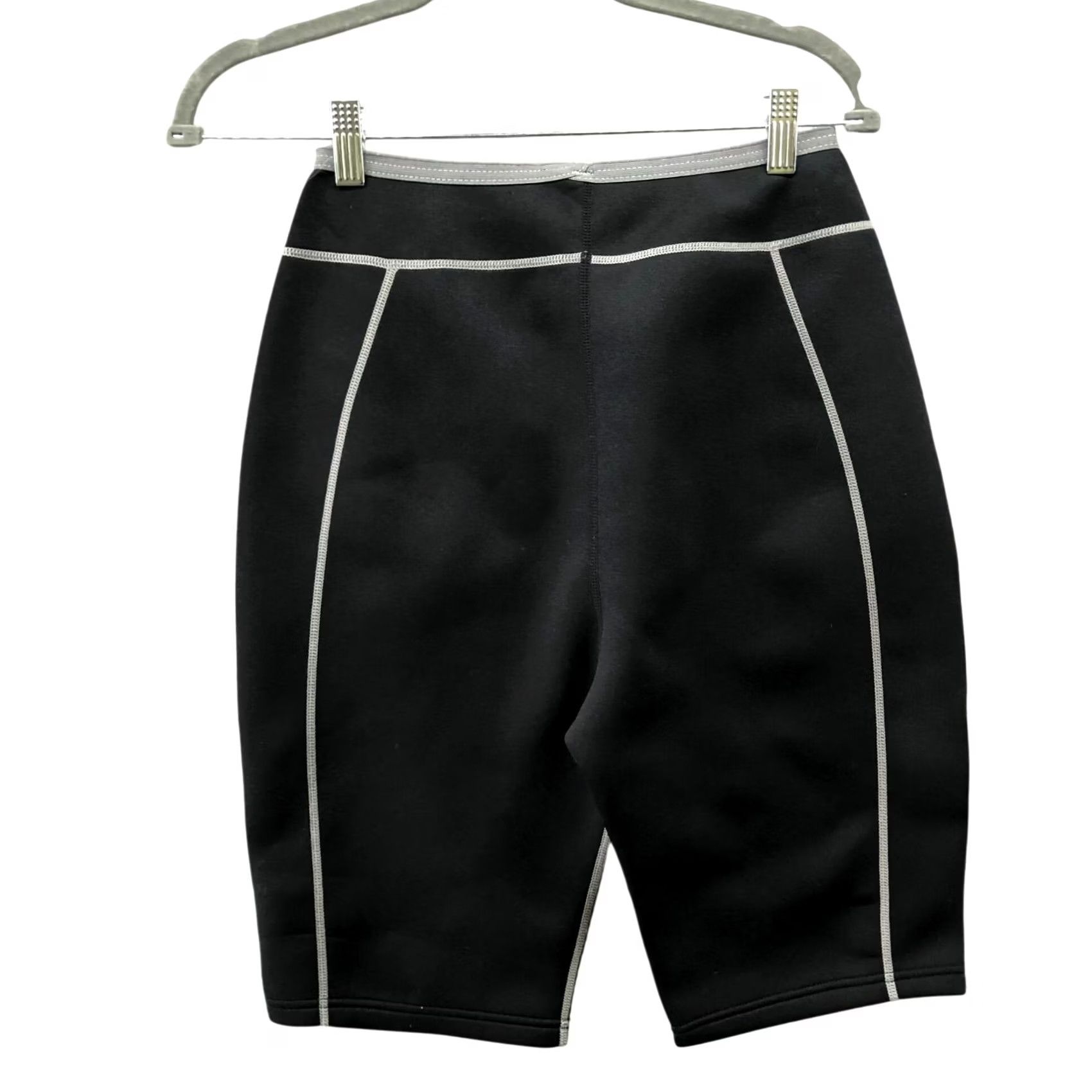 Vintage Saunatek Neoprene Shorts Womens M Black Slimming Size 32" / US 10 / IT 46 - 2 Thumbnail