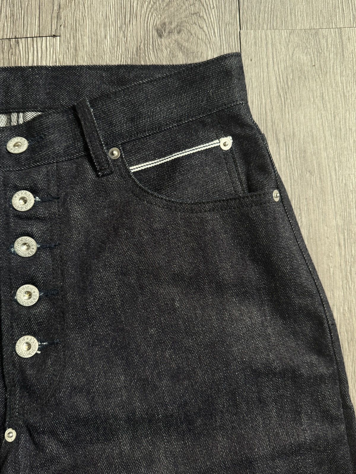 If Six Was Nine × No Faith Studios × Tornado Mart DOOF.YOUTH 19oz INDIGO SELVEDGE DENIM Size US 32 / EU 48 - 7 Thumbnail