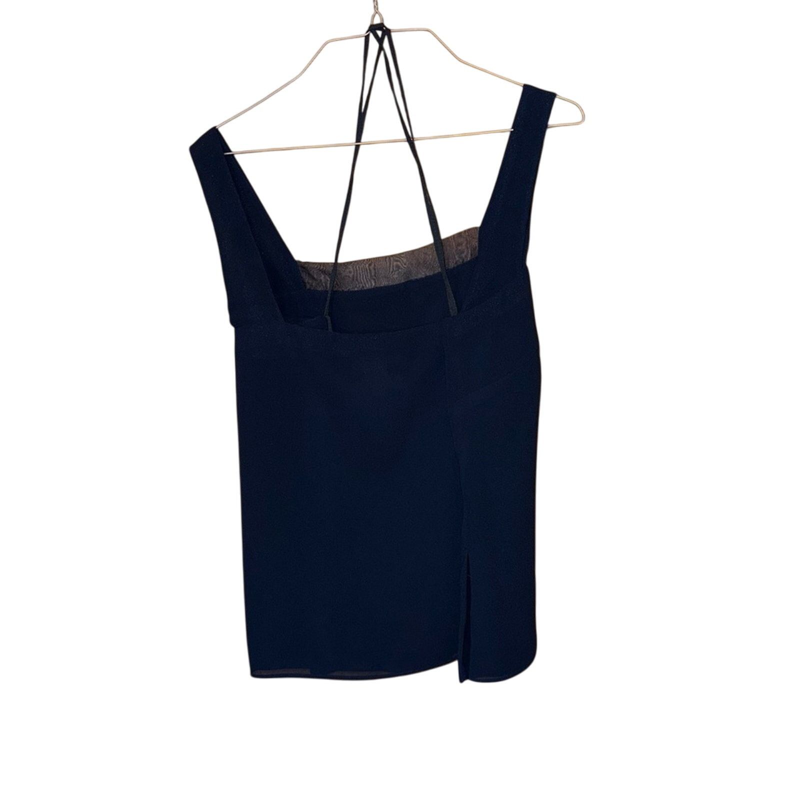 Other Ursula Elegant Navy Blue Sleeveless Top Size XXL / US 16-18 / IT 52-54 - 2 Thumbnail