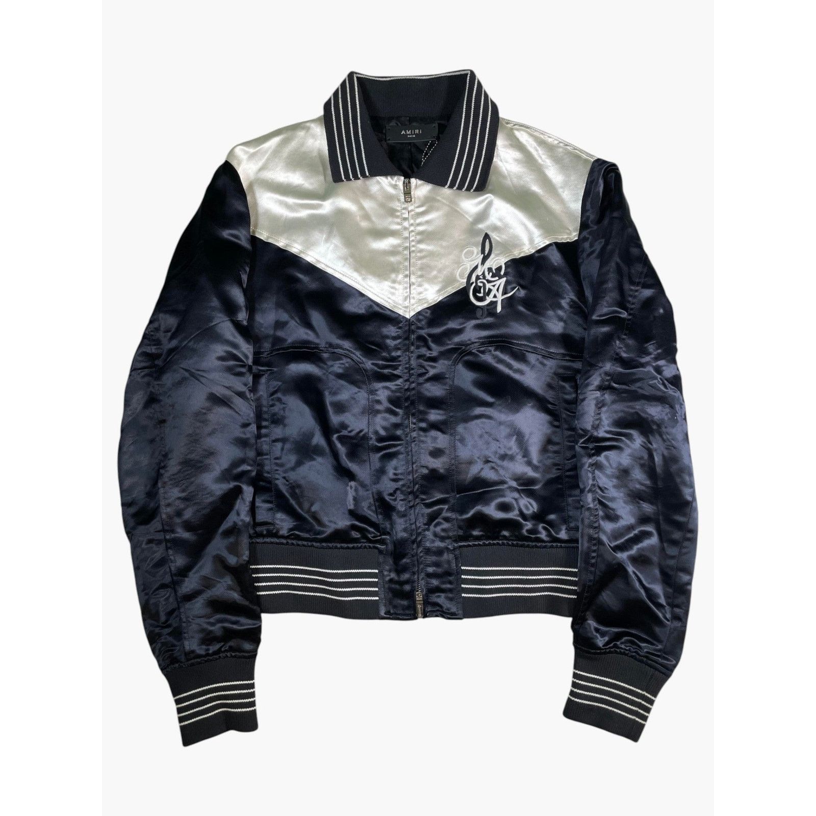 Amiri Amiri Silk Music Note Blouson Jacket Size US M / EU 48-50 / 2 - 1 Thumbnail