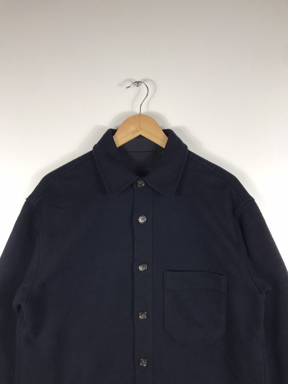 Japanese Brand × Uniqlo 🔥Uniqlo Wool Button Shirt Jacket Size US M / EU 48-50 / 2 - 4 Thumbnail