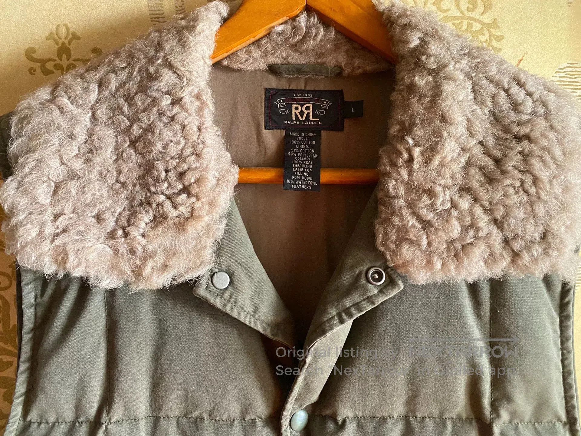RRL Ralph Lauren vintage ralph lauren military style vest. Size US M / EU 48-50 / 2 - 3 Thumbnail