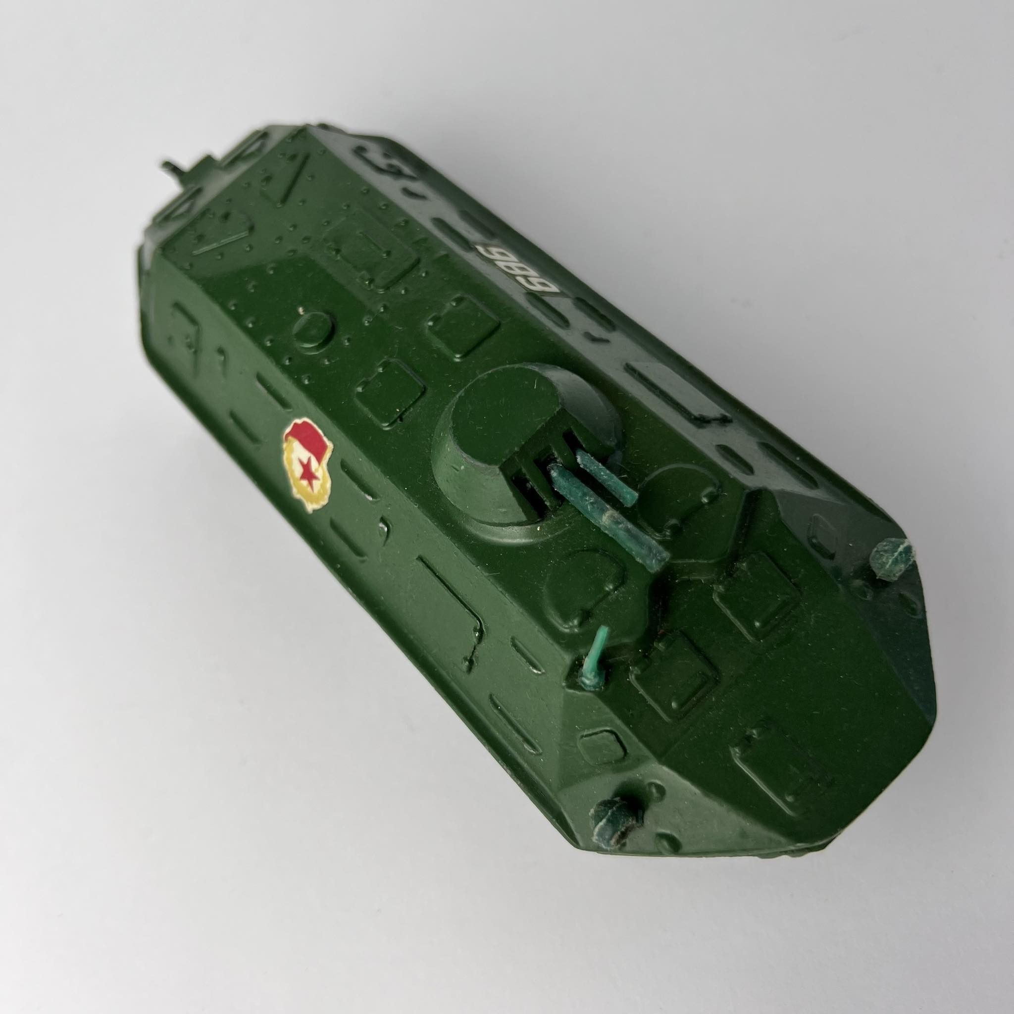 Vintage Vintage Military Vehicle Toy Personnel Carrier Metal 1:43 Size ONE SIZE - 6 Thumbnail