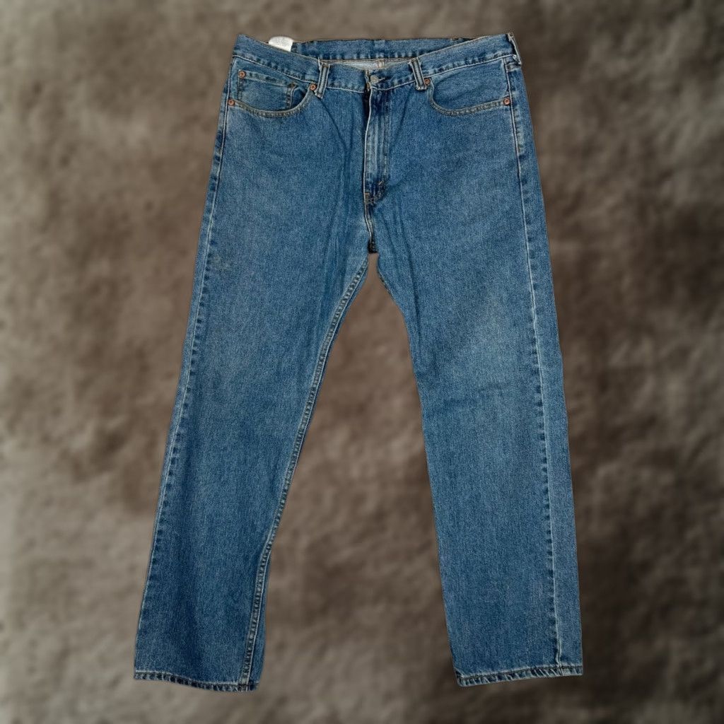 Levi's VINTAGE Levi’s 505 Blue Denim Jeans Size 38x32 Made in Mexico Medium Wash Size US 38 / EU 54 - 1 Thumbnail