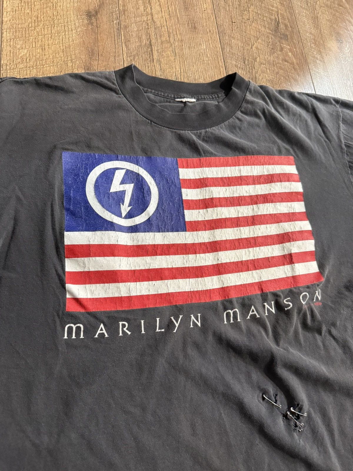 Marilyn Manson Marilyn Manson American Antichrist Vintage Tshirt Size US L / EU 52-54 / 3 - 2 Thumbnail