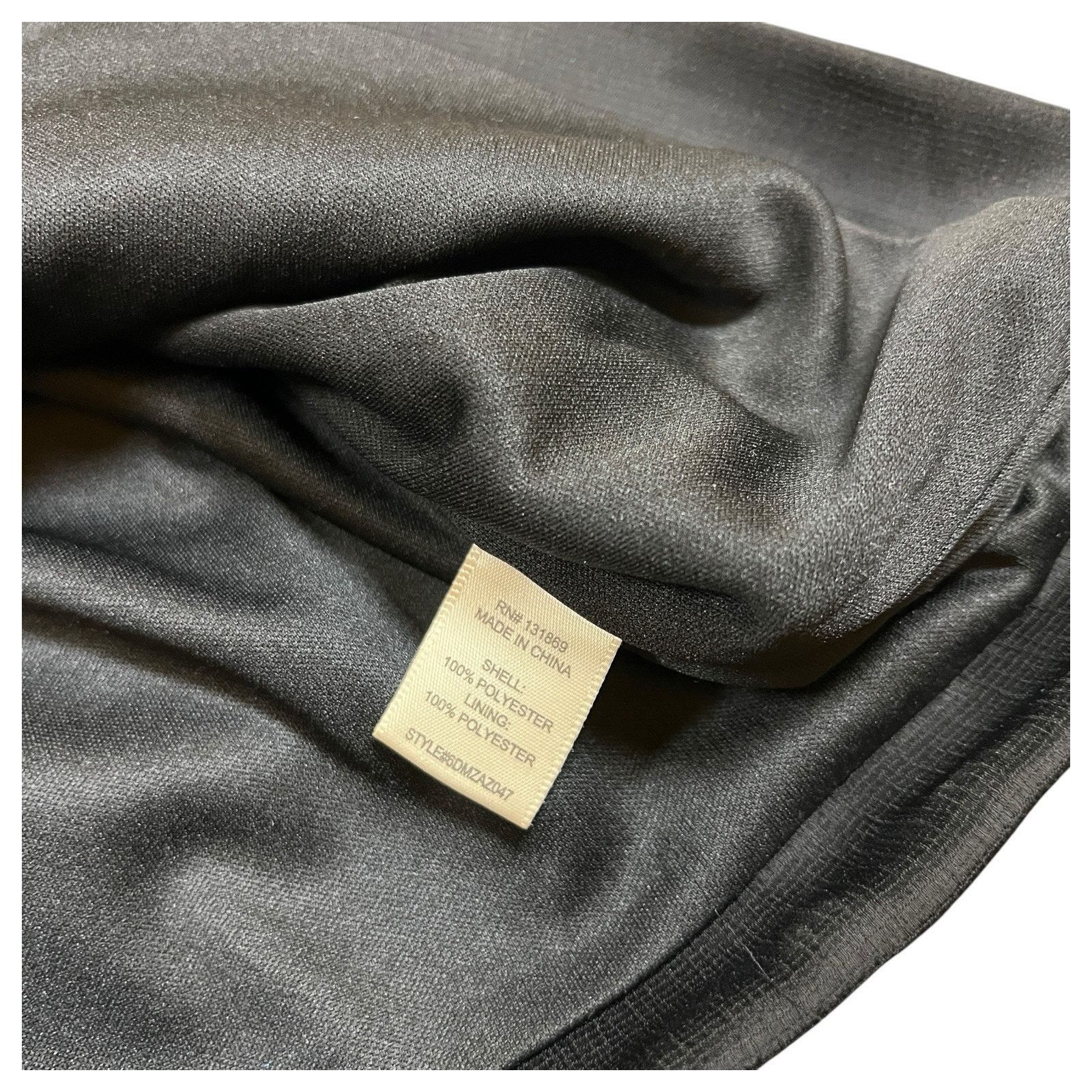 Other Thirty Thirty Mini Short Black Dress Satin Bow Strapless Size M / US 6-8 / IT 42-44 - 3 Thumbnail