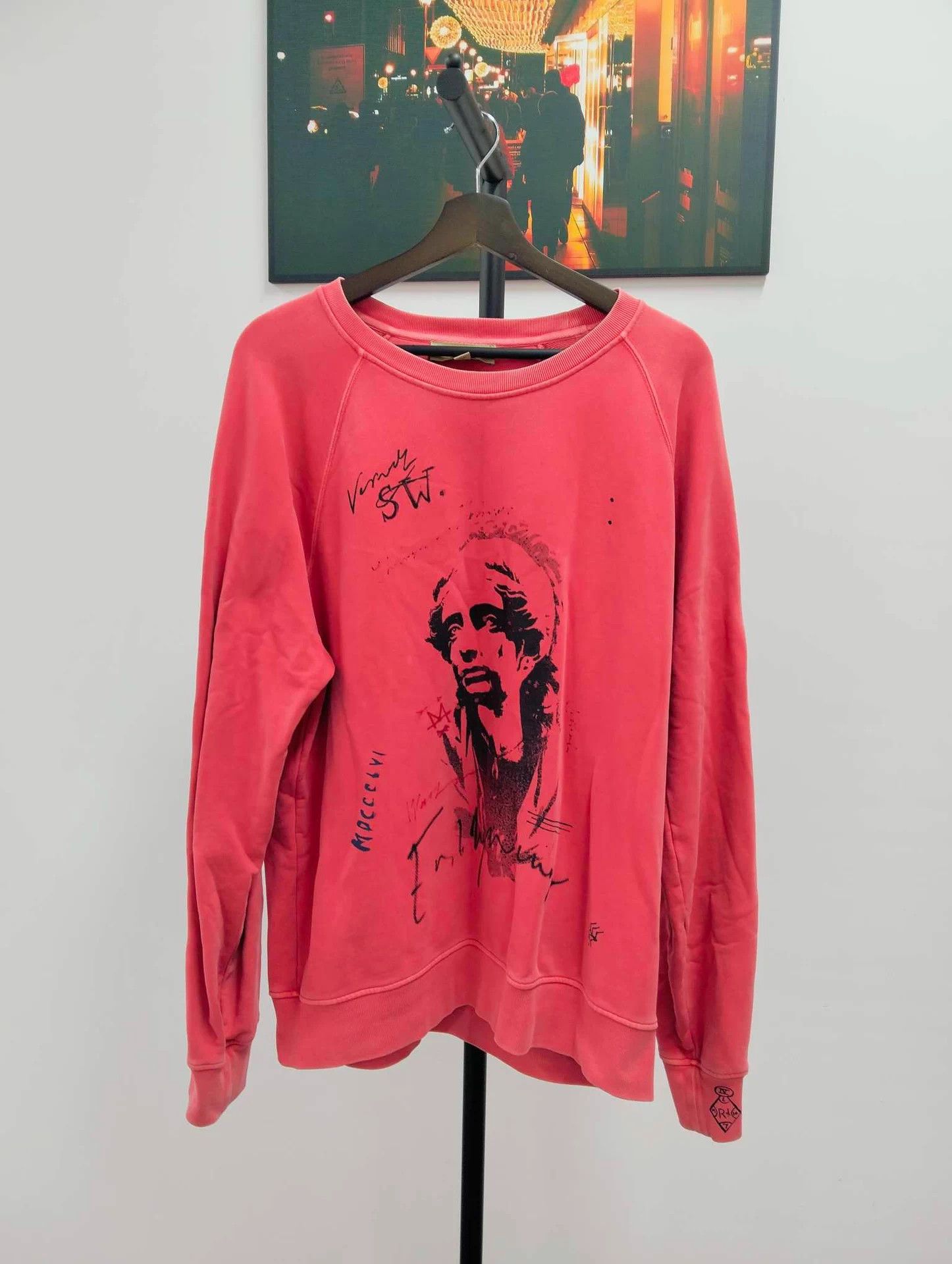 Burberry Burberry Graffiti Distressed Limited Edition Sweatshirt M Size US M / EU 48-50 / 2 - 1 Thumbnail