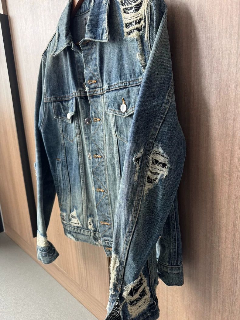 Amiri AmiriCashew flower denim jacket 2503-Nextarrow Size US S / EU 44-46 / 1 - 3 Thumbnail