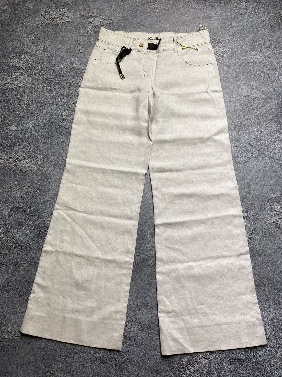 Loro piana pants flax size 42