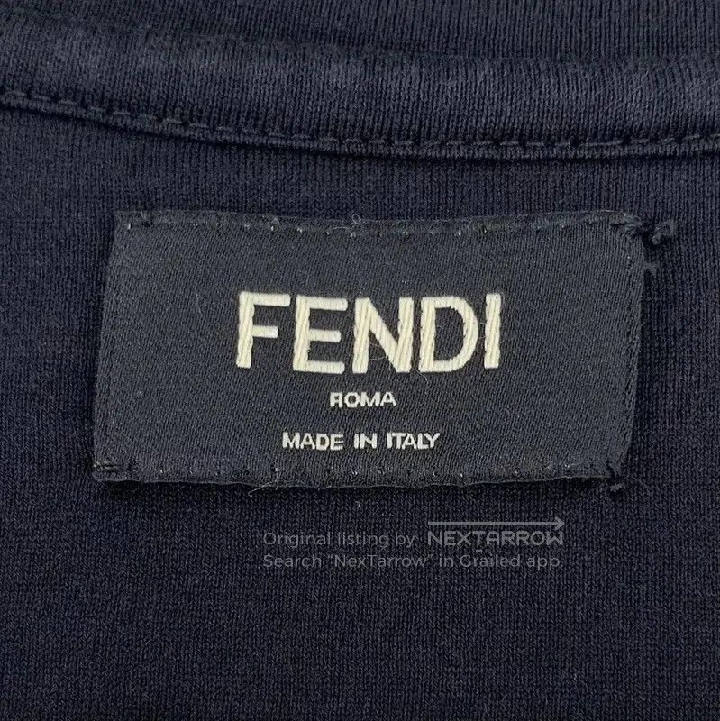 Fendi Fendi Black Cotton Men's Sweatshirt XXL . Size US XXL / EU 58 / 5 - 6 Thumbnail