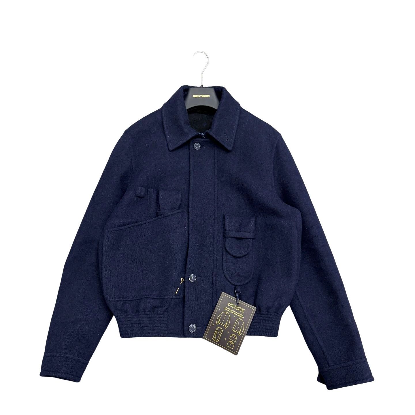 Louis Vuitton Louis Vuitton Wool Bomber Jacket Size S Size US S / EU 44-46 / 1 - 1 Thumbnail