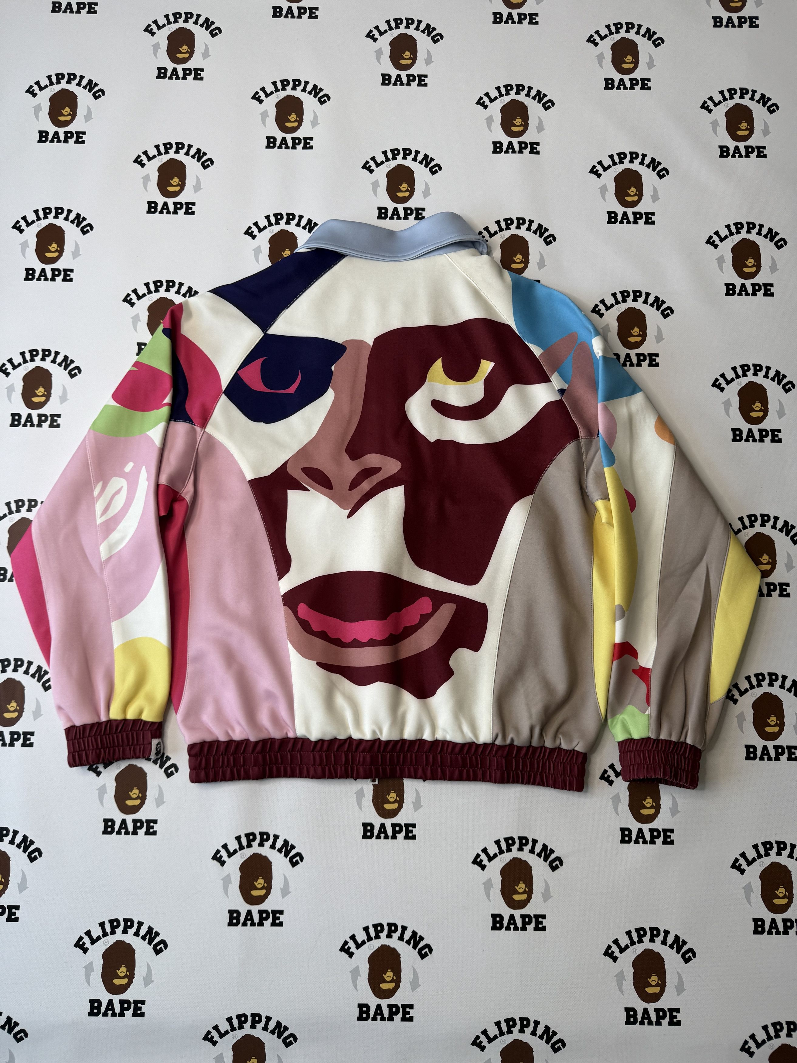 Bape × KidSuper BAPE X KIDSUPER PATCHWORK TRACK JACKET Size US M / EU 48-50 / 2 - 4 Thumbnail