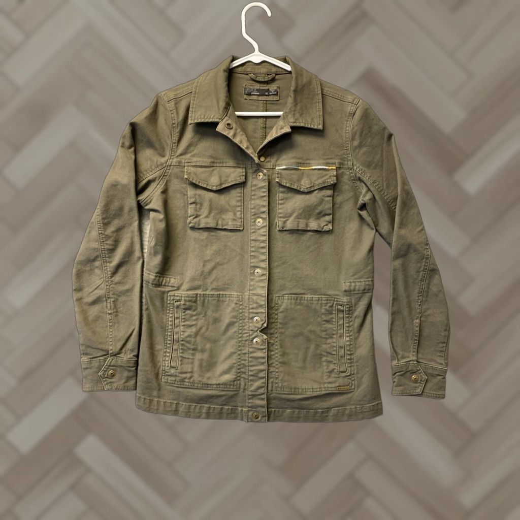 Prana VINTAGE Prana Military Jacket Unisex Adults Long Sleeve Casual Outdoor Fall Spring Summer Winter Green Medium Size M / US 6-8 / IT 42-44 - 1 Thumbnail